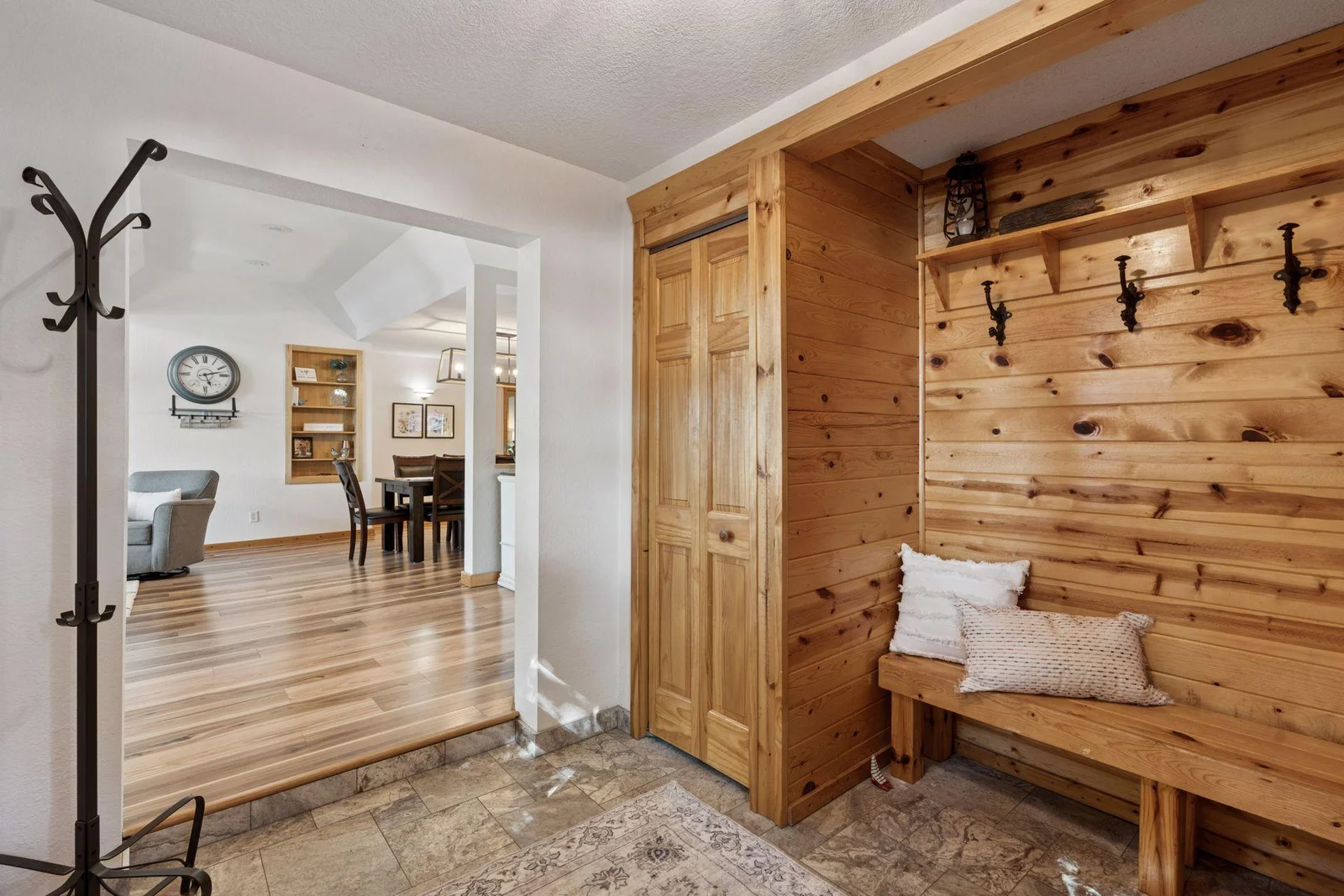 Mud room entryway