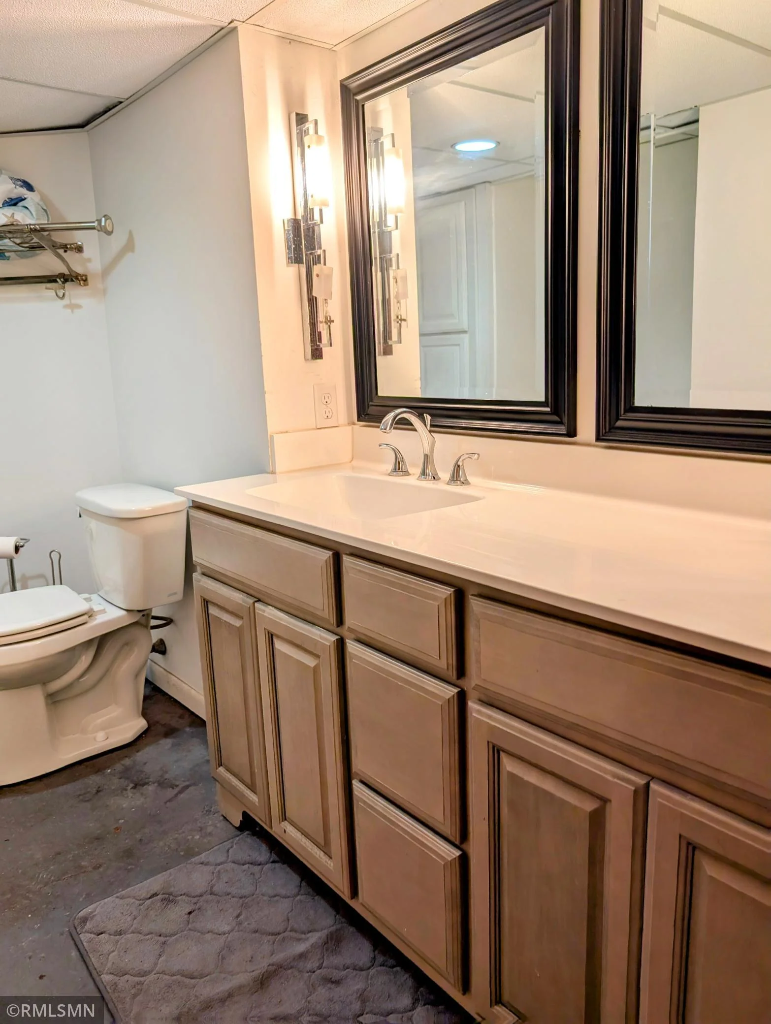 3/4 bathroom in basement