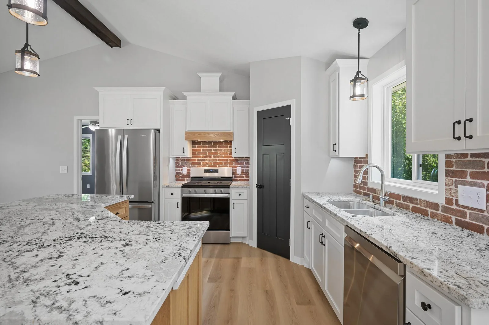 The Kitchen sink at perimeter with window above is always a bonus!