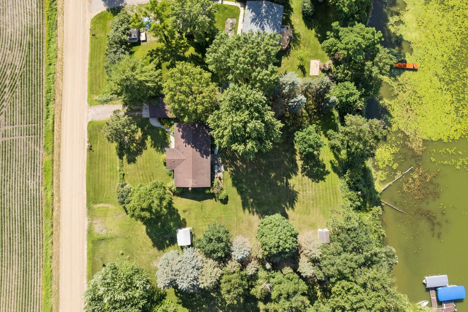 So much green Space! .86 Acres to be exact!
