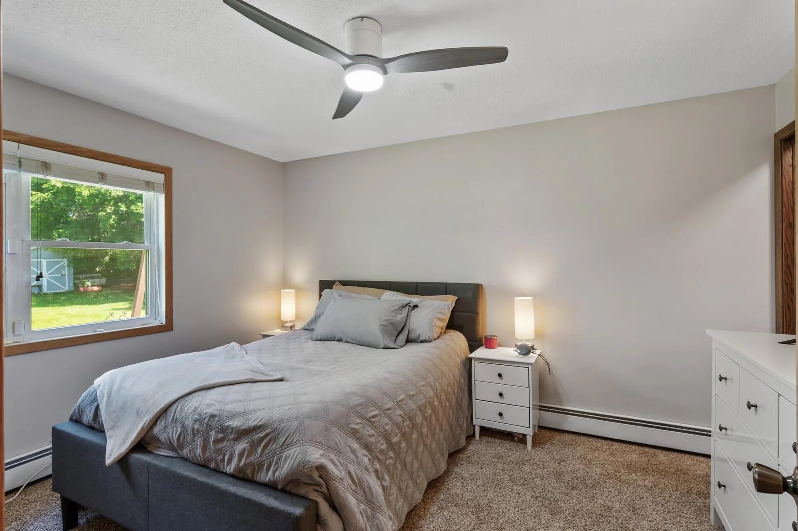Primary bedroom with 3/4 en-suite