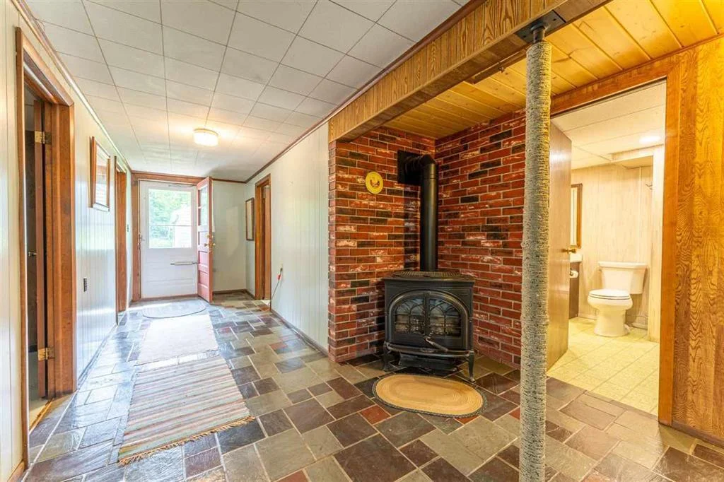 Lower Level Gas Log stove