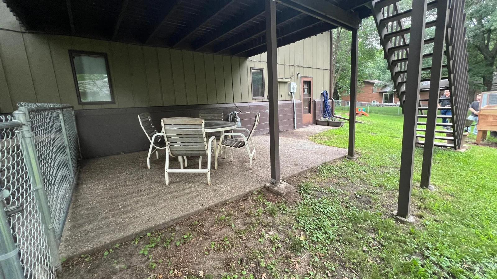 Patio under the Deck