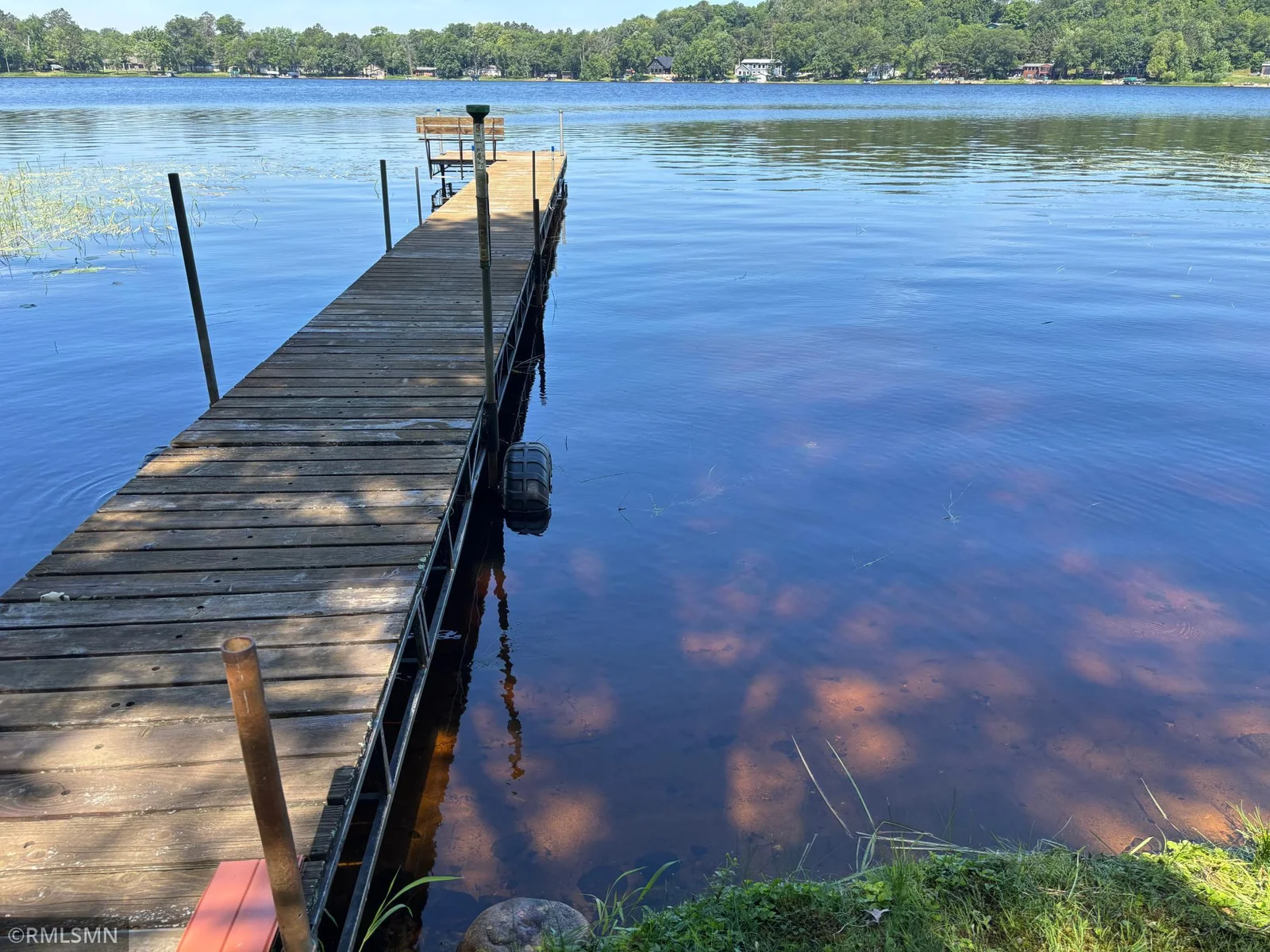 Beautiful hard sandy lake bottom.