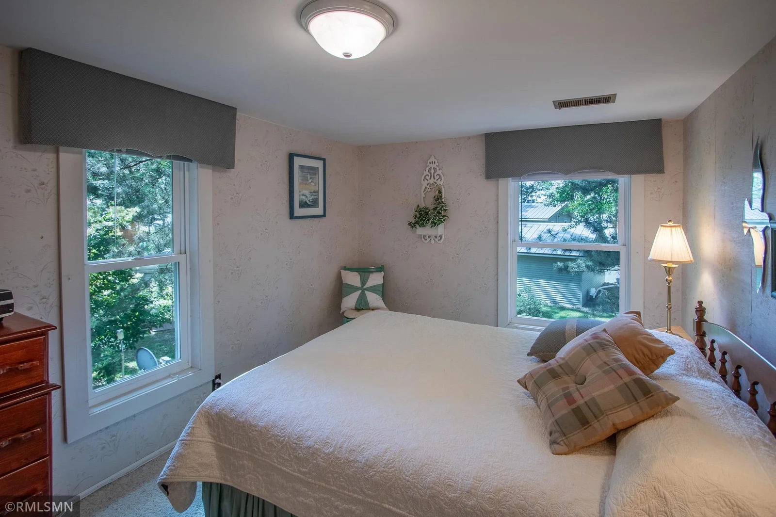 The second bedroom upstairs.