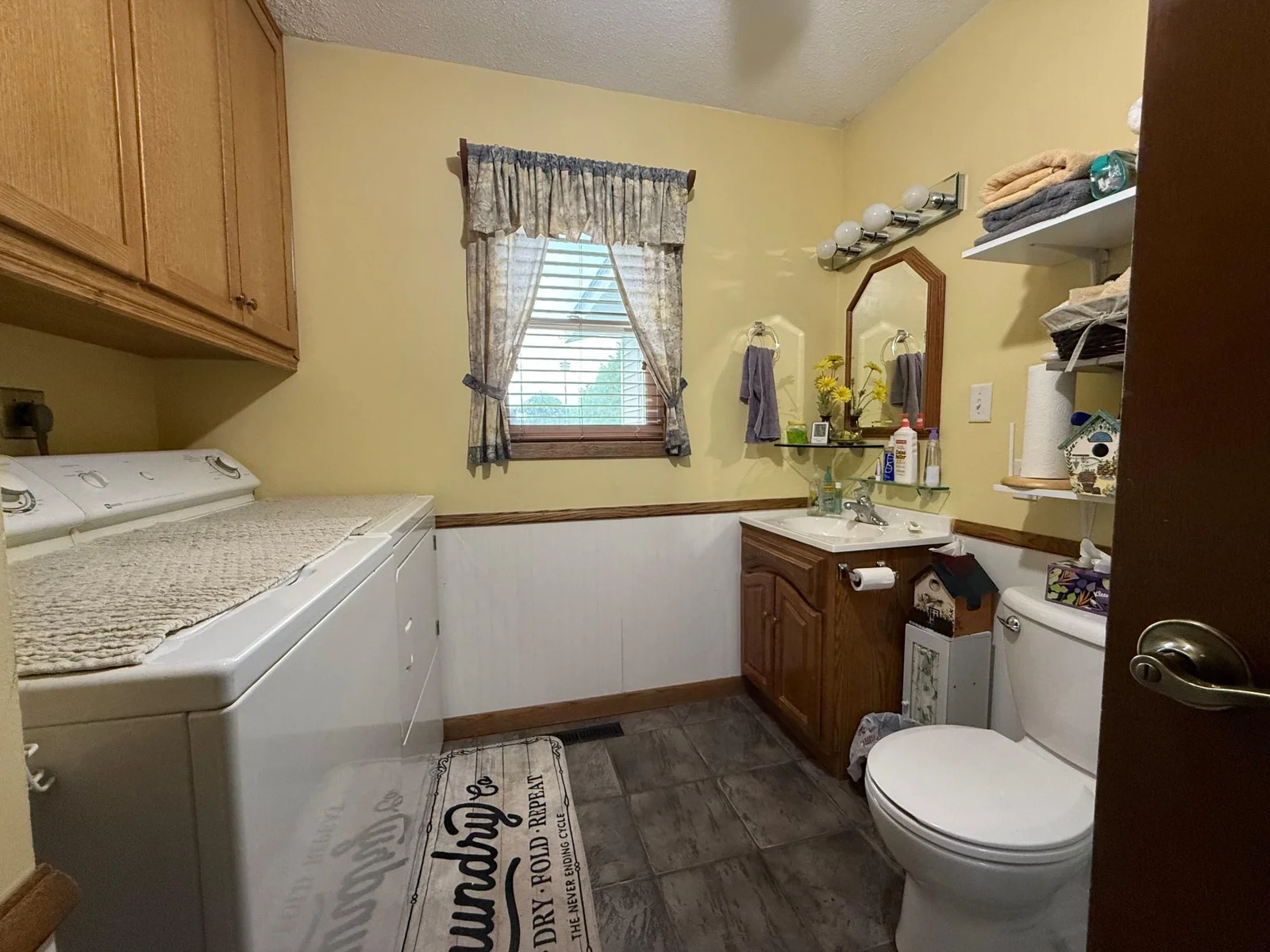 Main Level Laundry/Bath combo