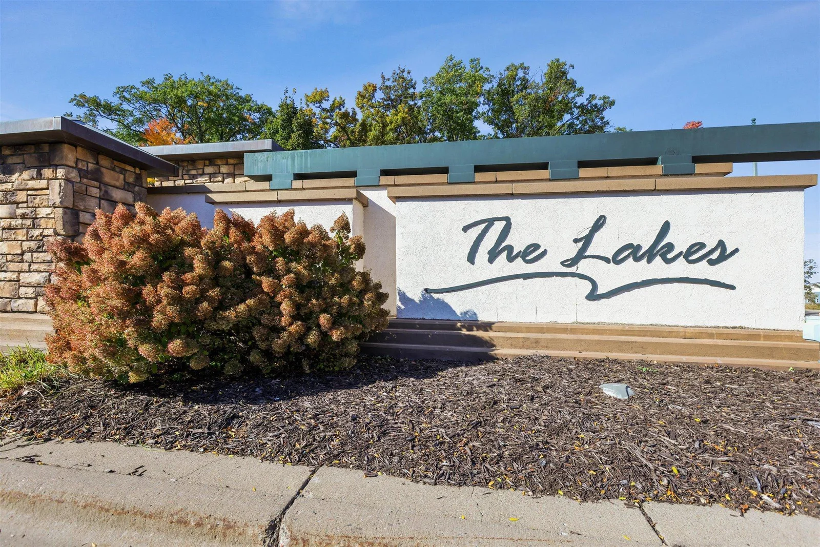 Right across the street is the Lakes neighborhood - packed with trails and lovely paths for walking, and also a beach access!