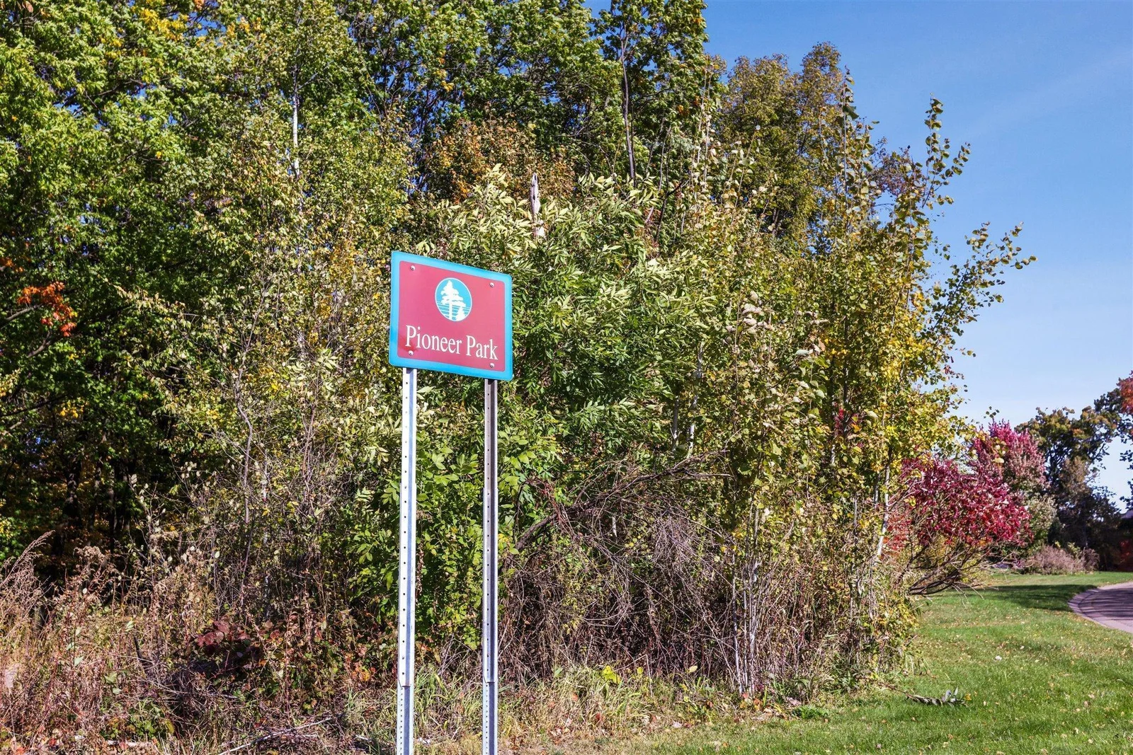 Pioneer Park located in Blaine with miles of scenic walking and biking trails.
