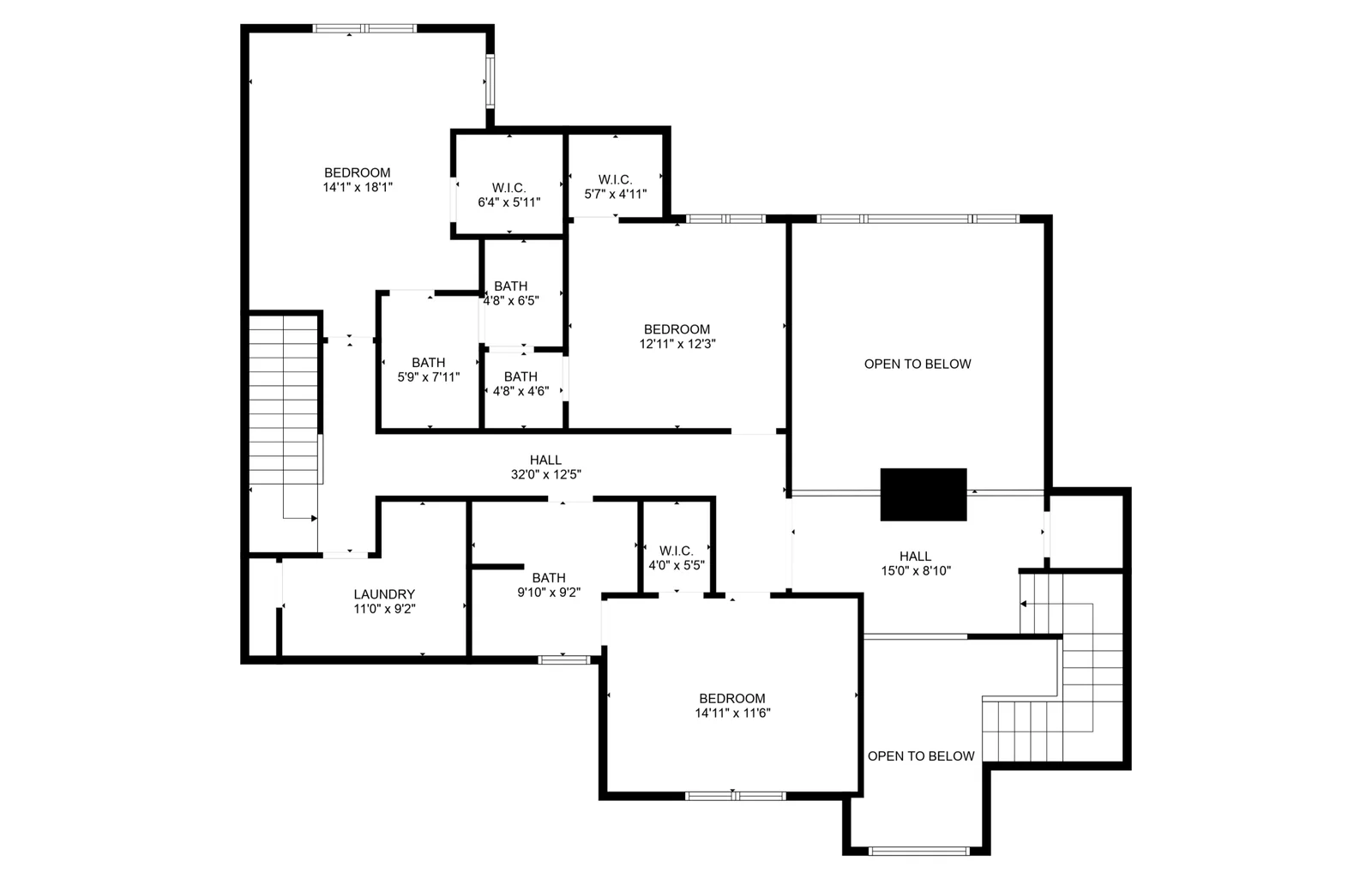 Upper Level Floor Plans