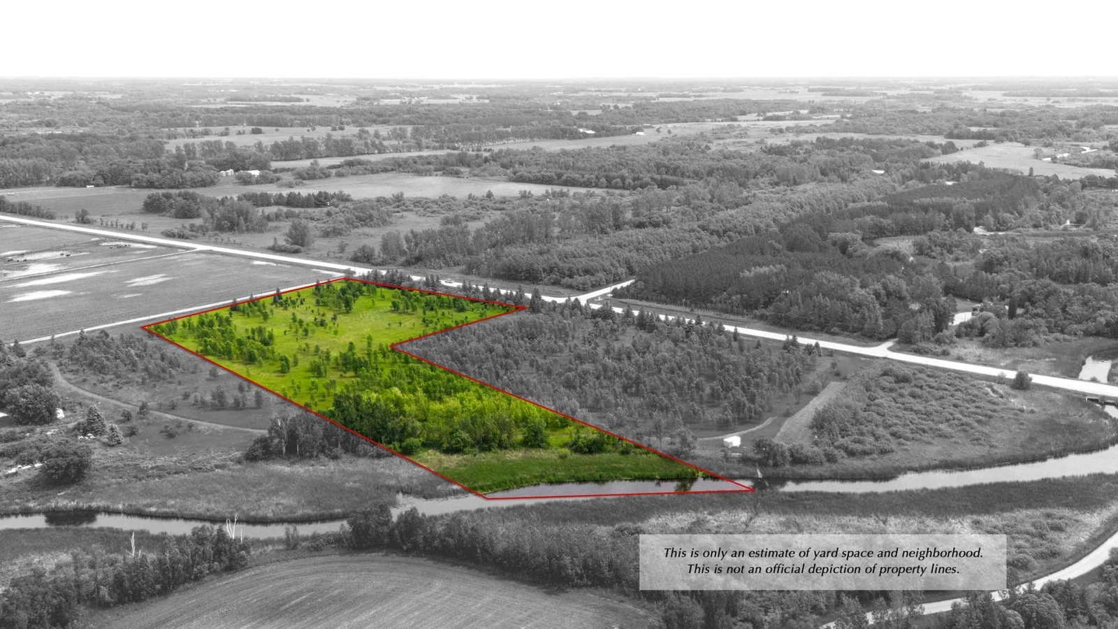 7.39-Acre Lot on the Long Prairie River! Discover your own private escape with 7.39 acres of beautiful land along the Long Prairie River.