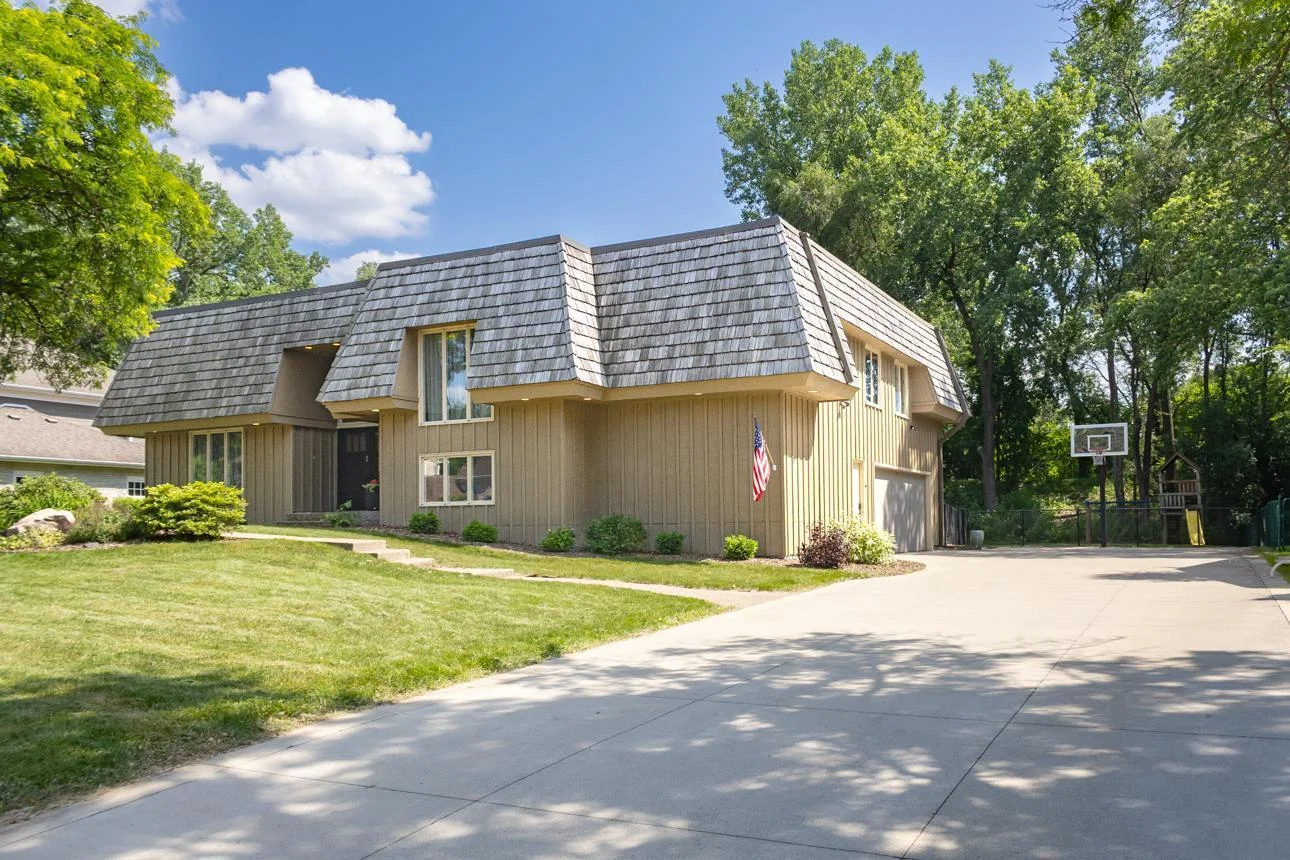 Newer concrete driveway