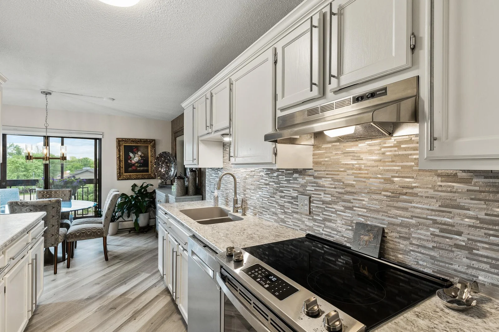 Another angle of the kitchen