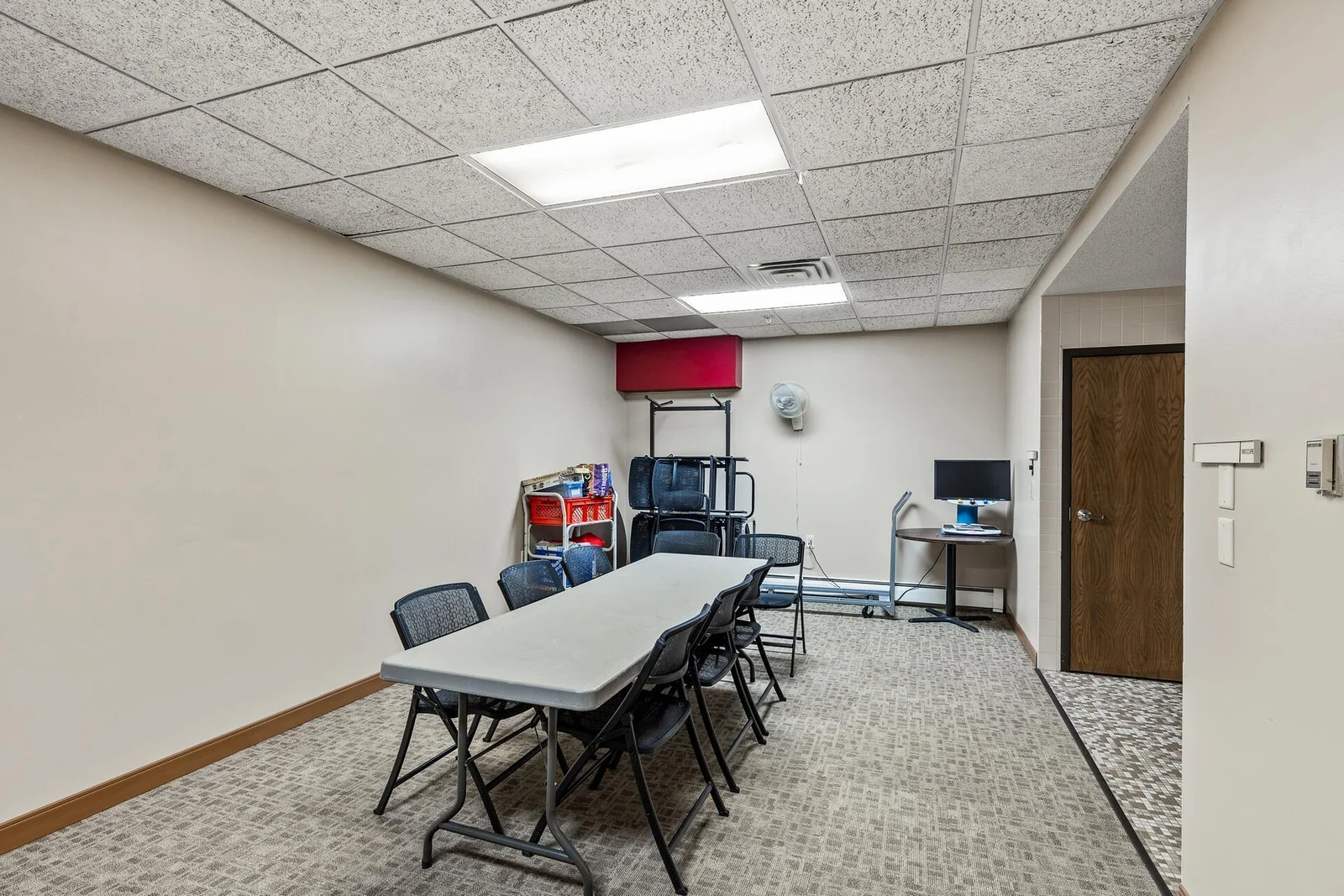 Game room, also has a bathroom