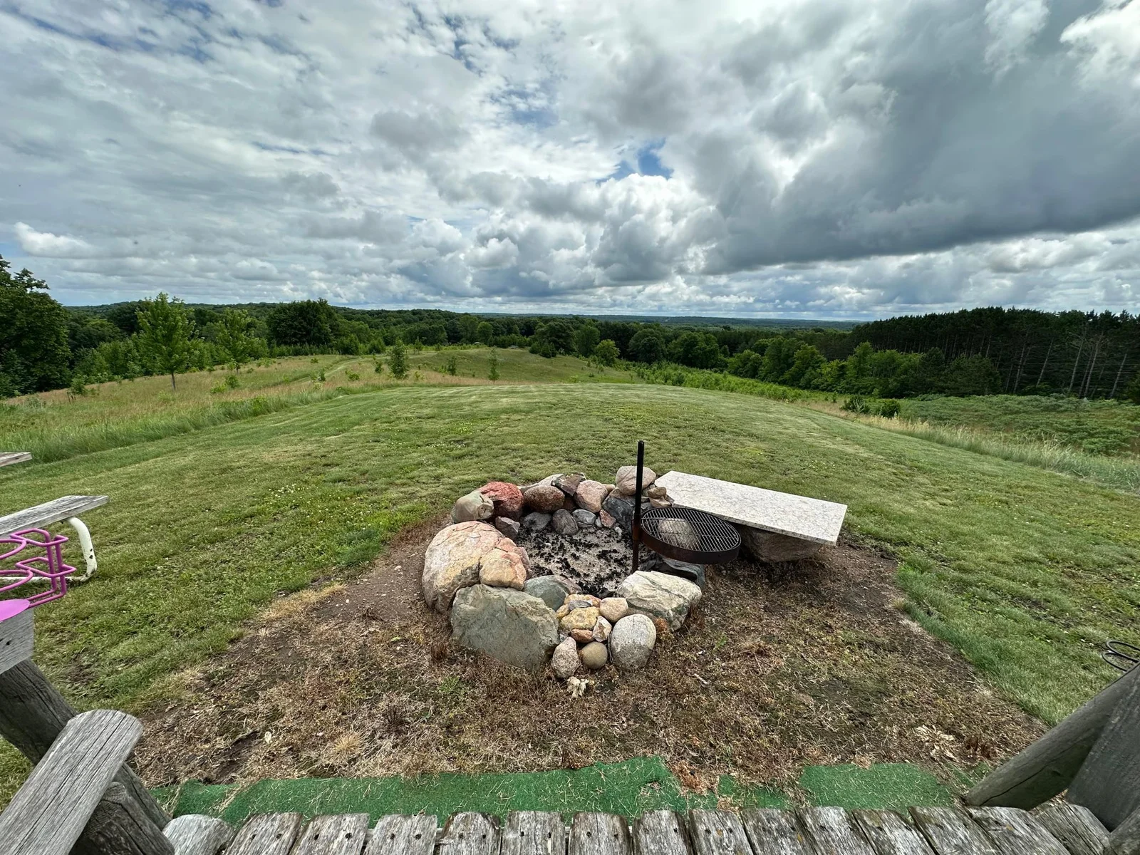 View from firepit