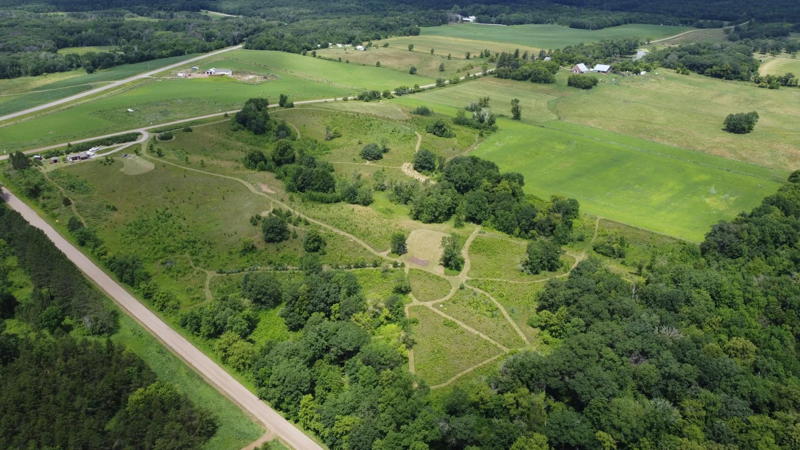 Aerial looking NW
