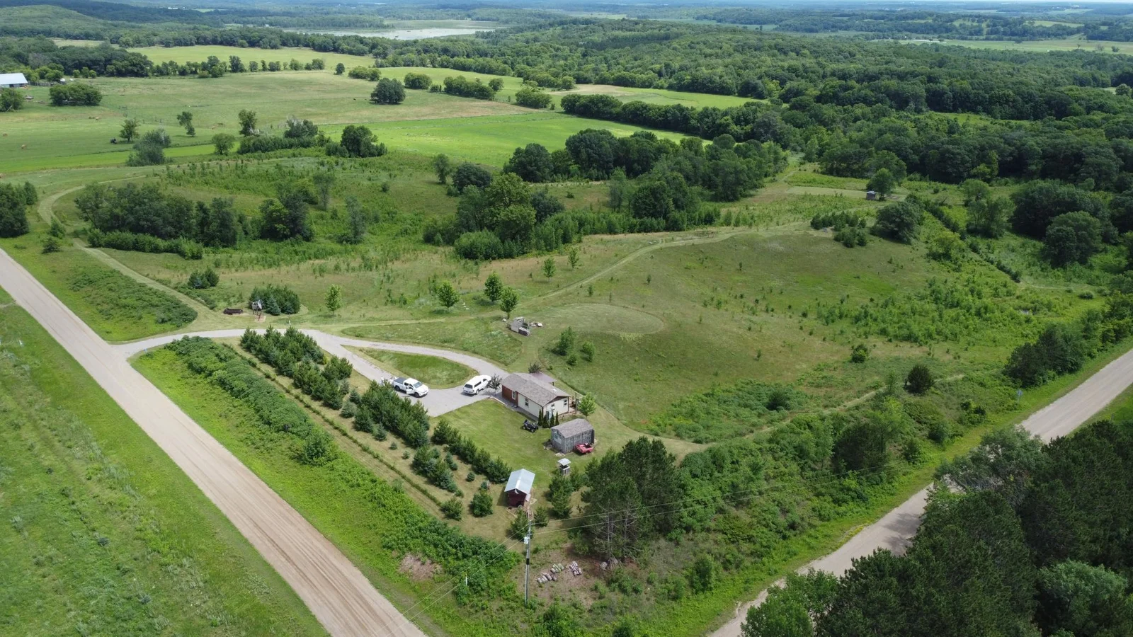 Aerial looking NE