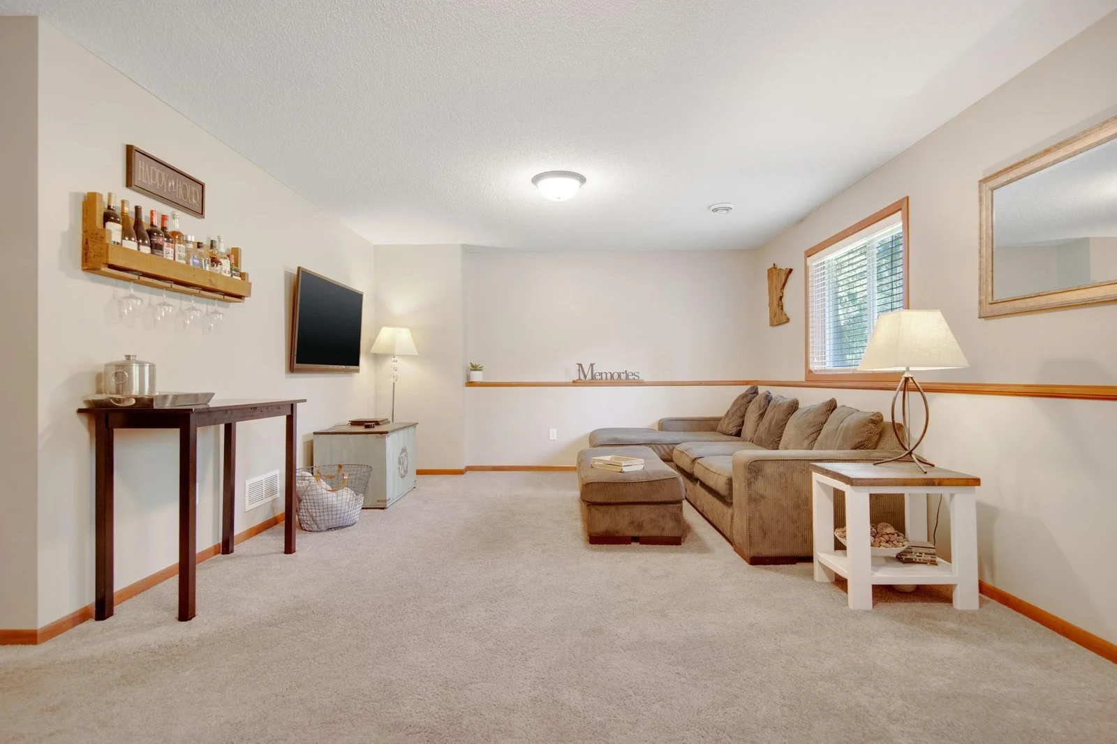 Lower level family room!