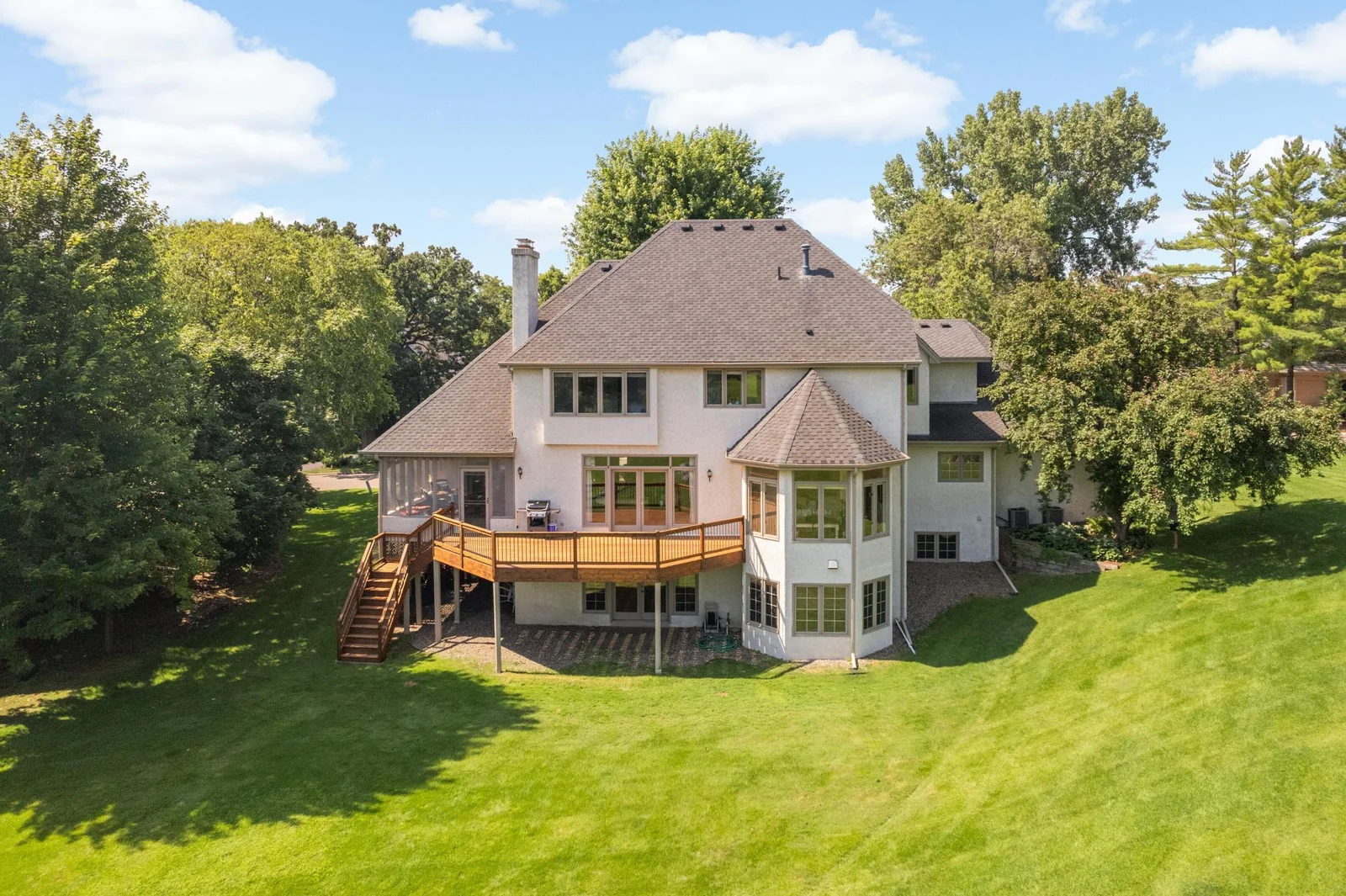 Back View of Home