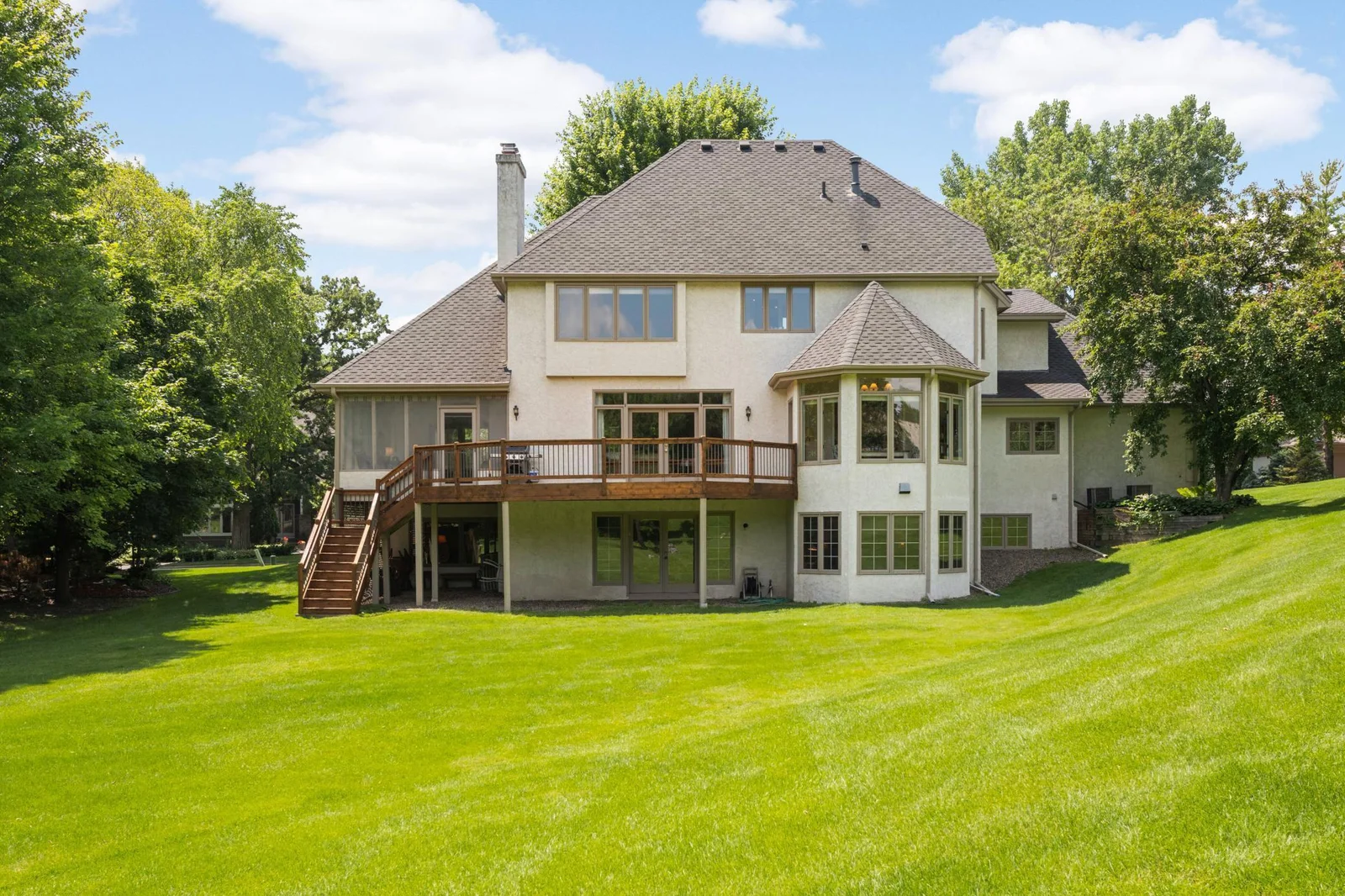 Back View of Home