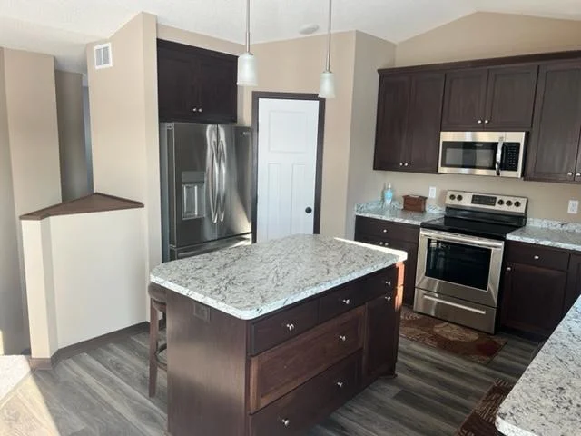 Corner Pantry with plenty of storage area
