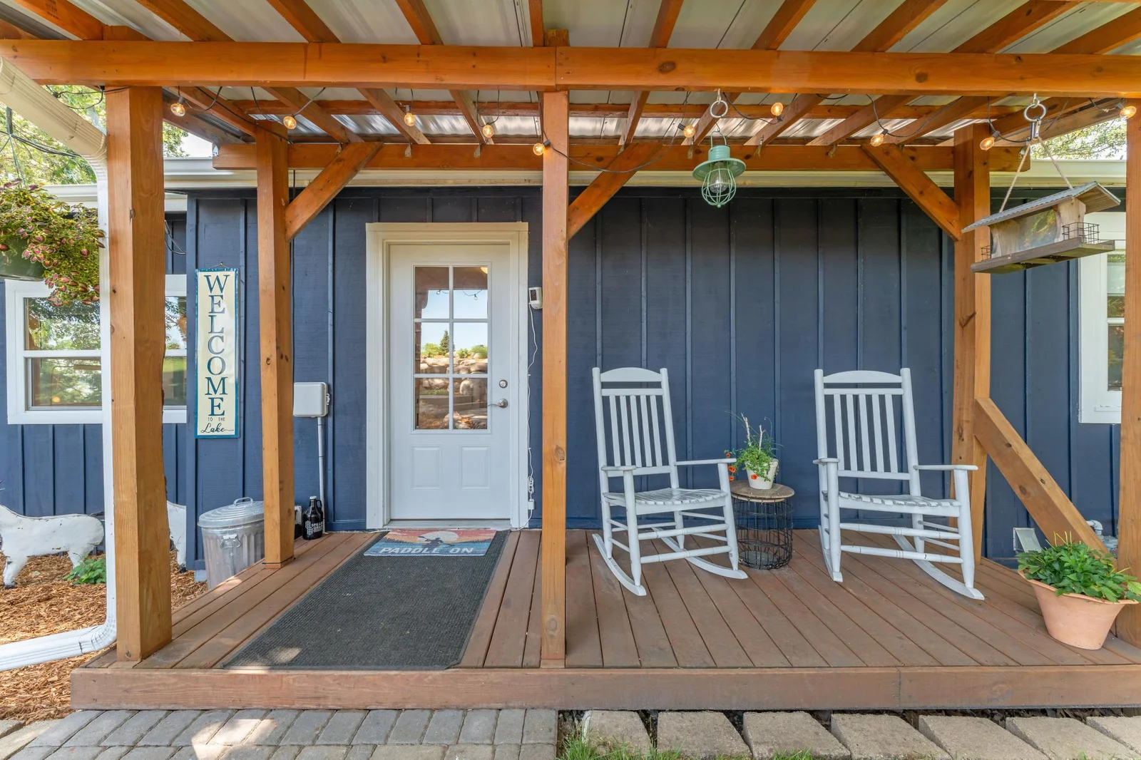 Welcoming front porch