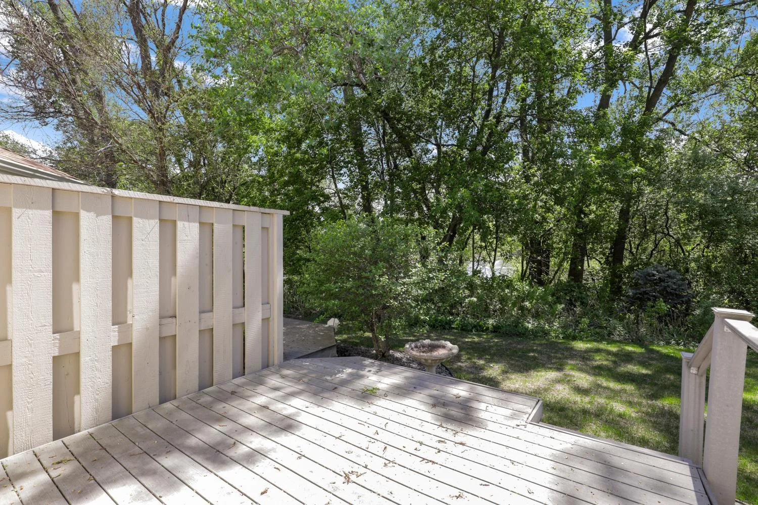 Great deck space