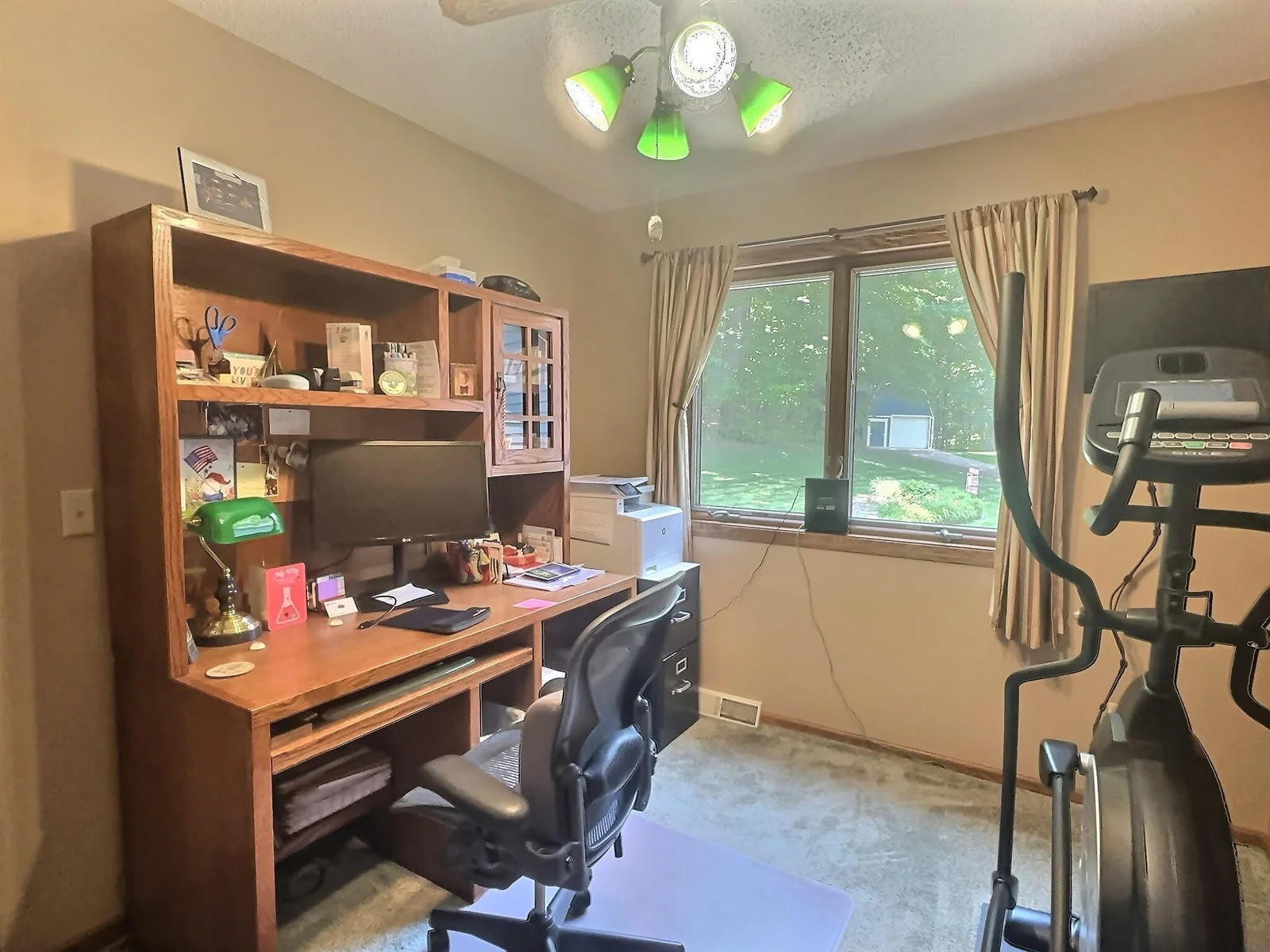 Third bedroom is currently being used as an office/exercise room.