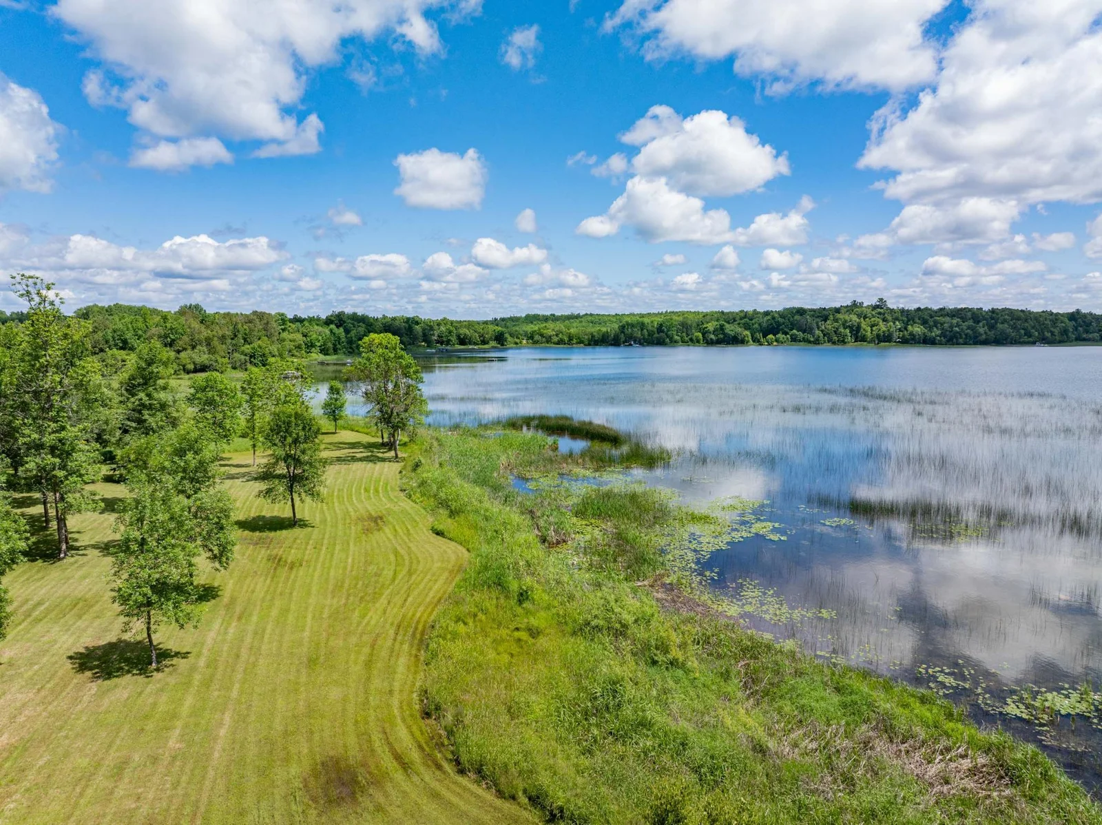 Enjoy over 1000 ft of lakefront.
