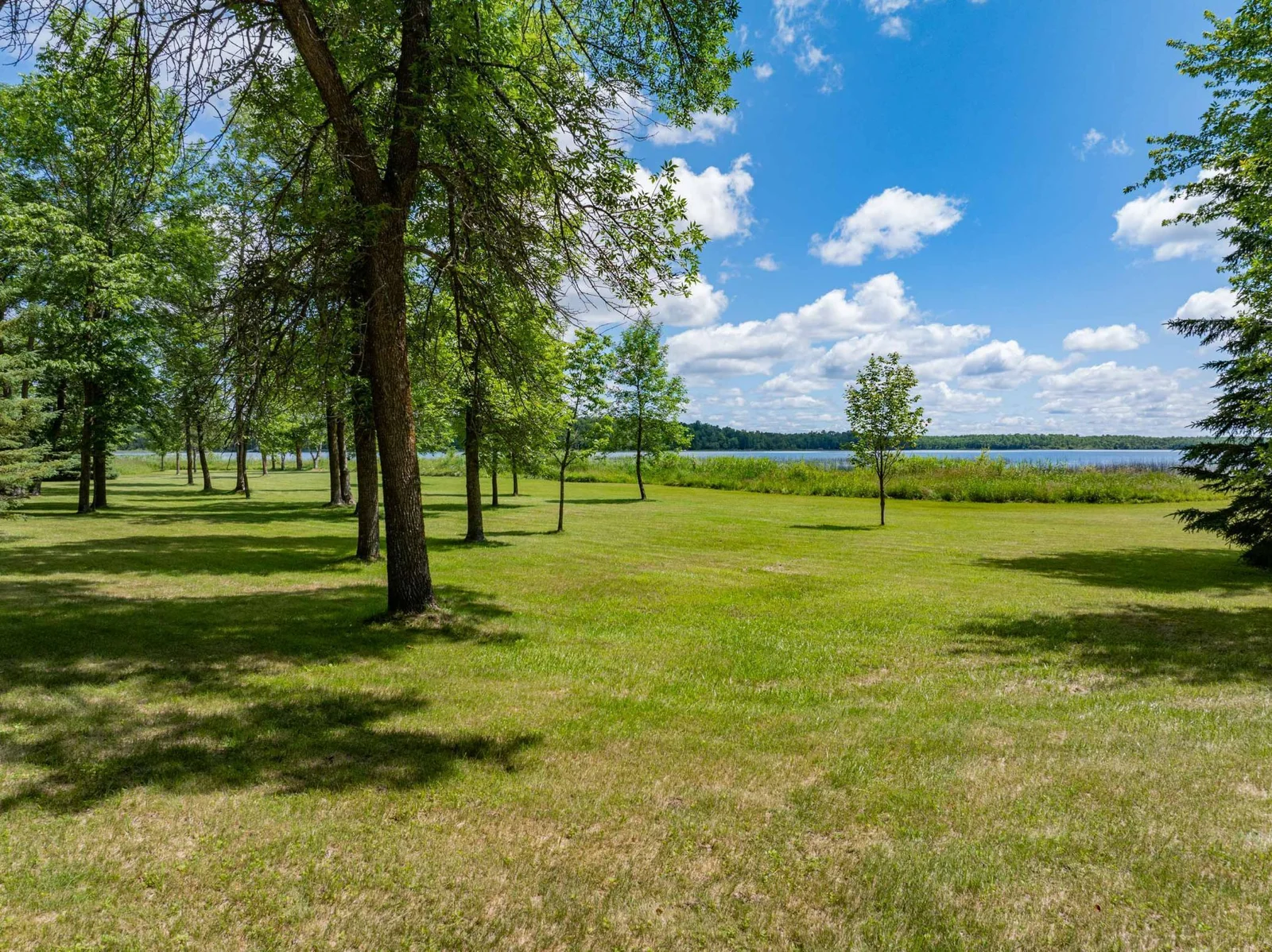 Wooded lot for privacy and shade.