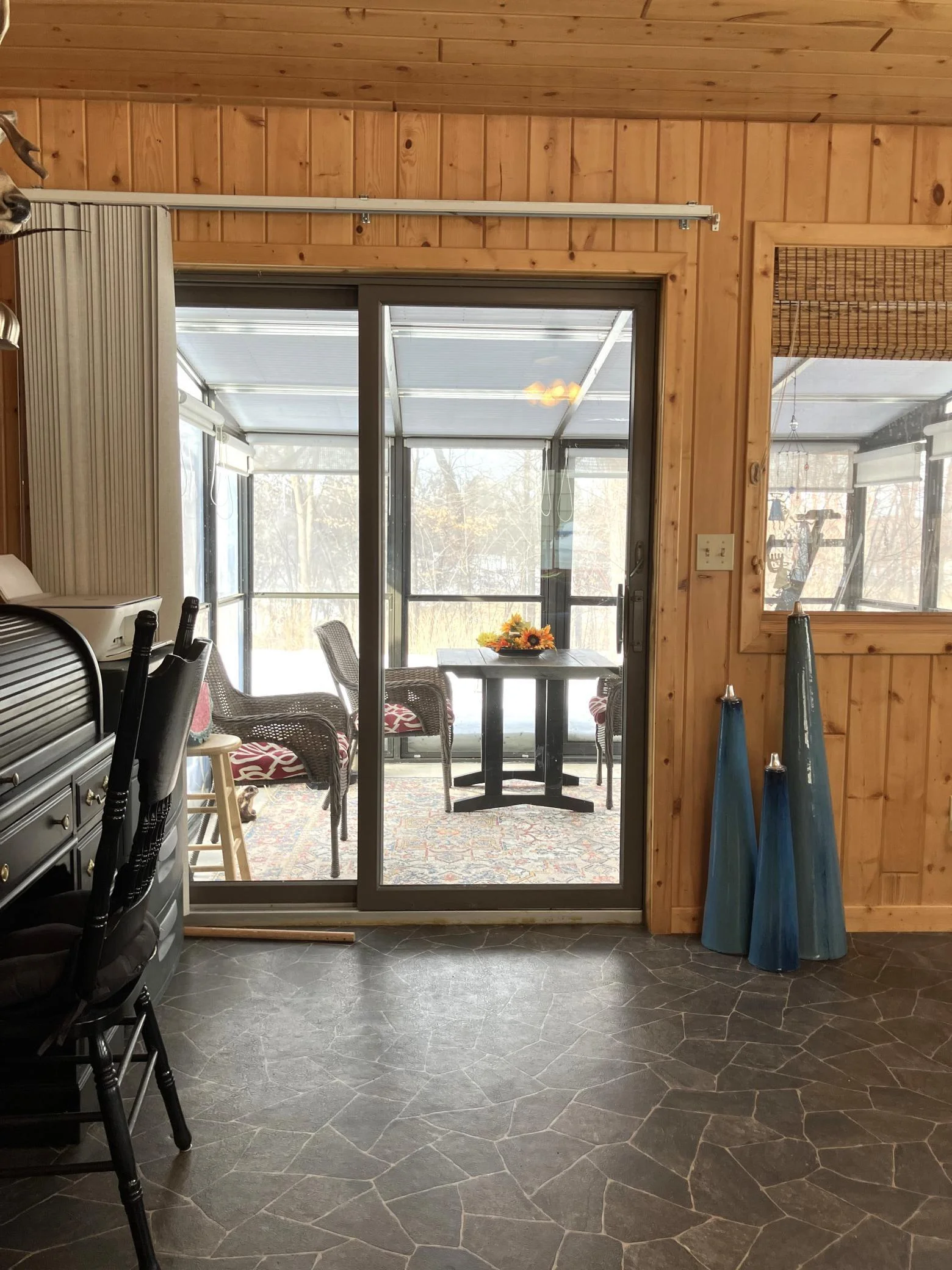 Enclosed patio off of 4 season porch