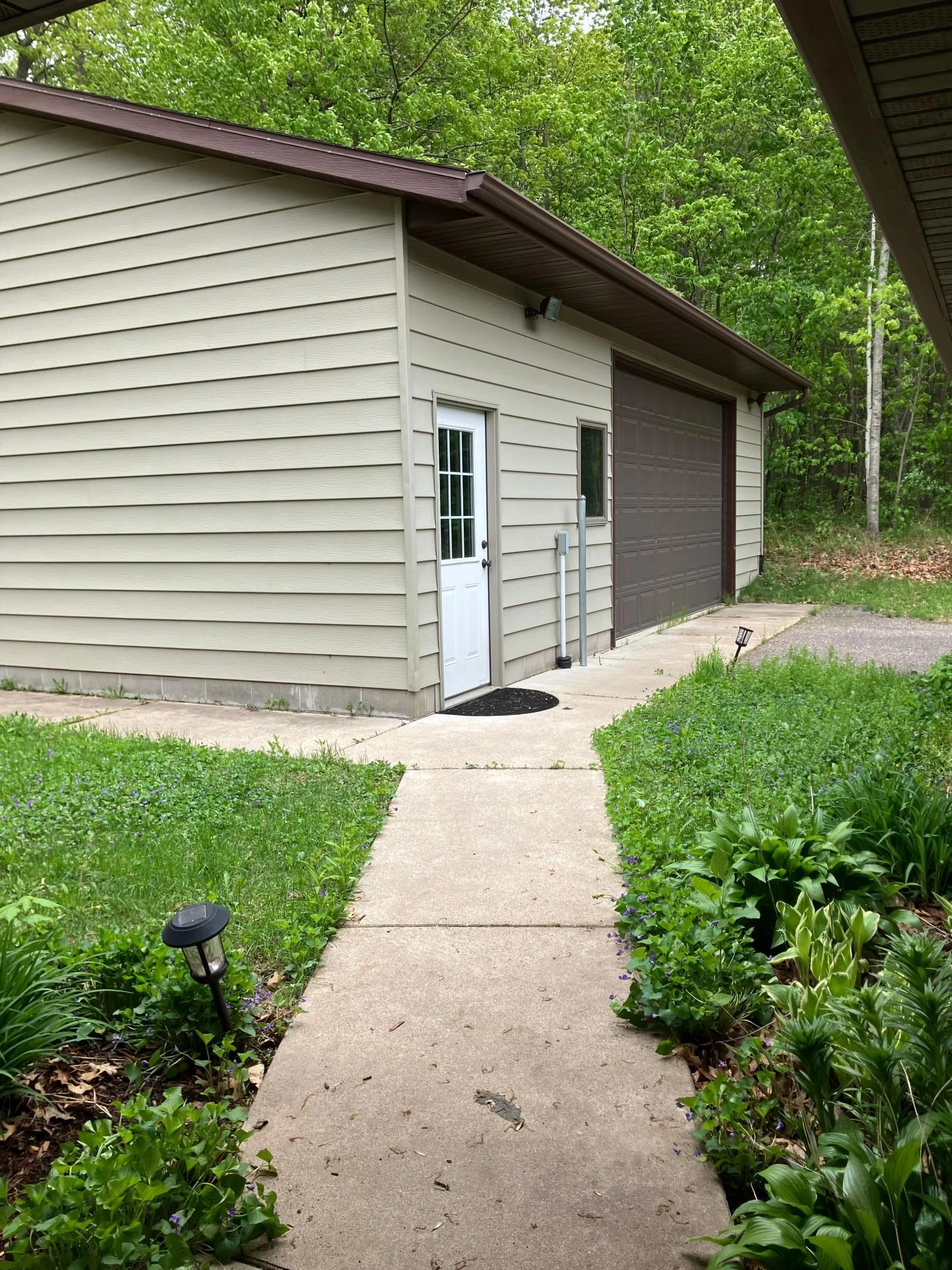 Large detached garage