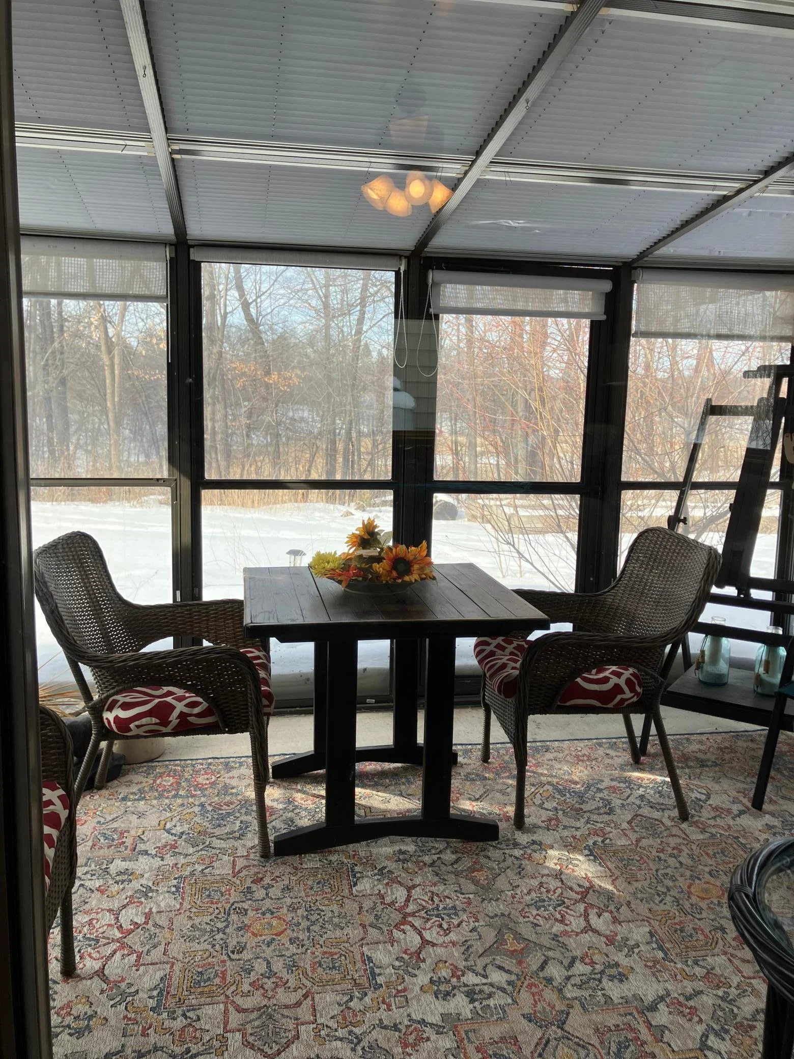 Enclosed patio
