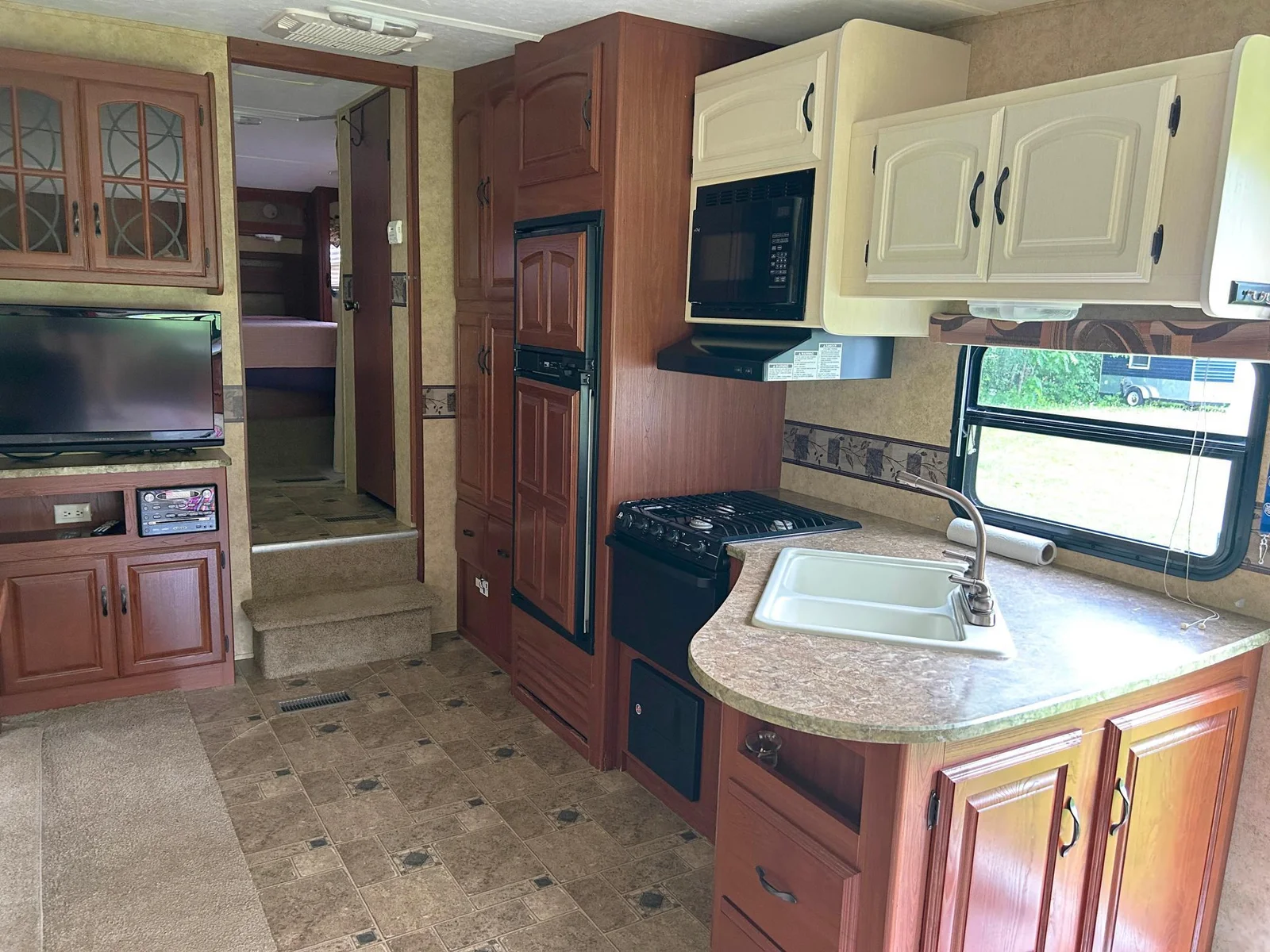Another angle of the kitchen.
