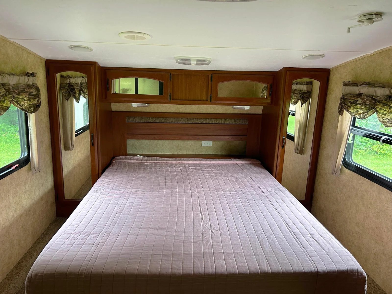 A look into the bedroom.