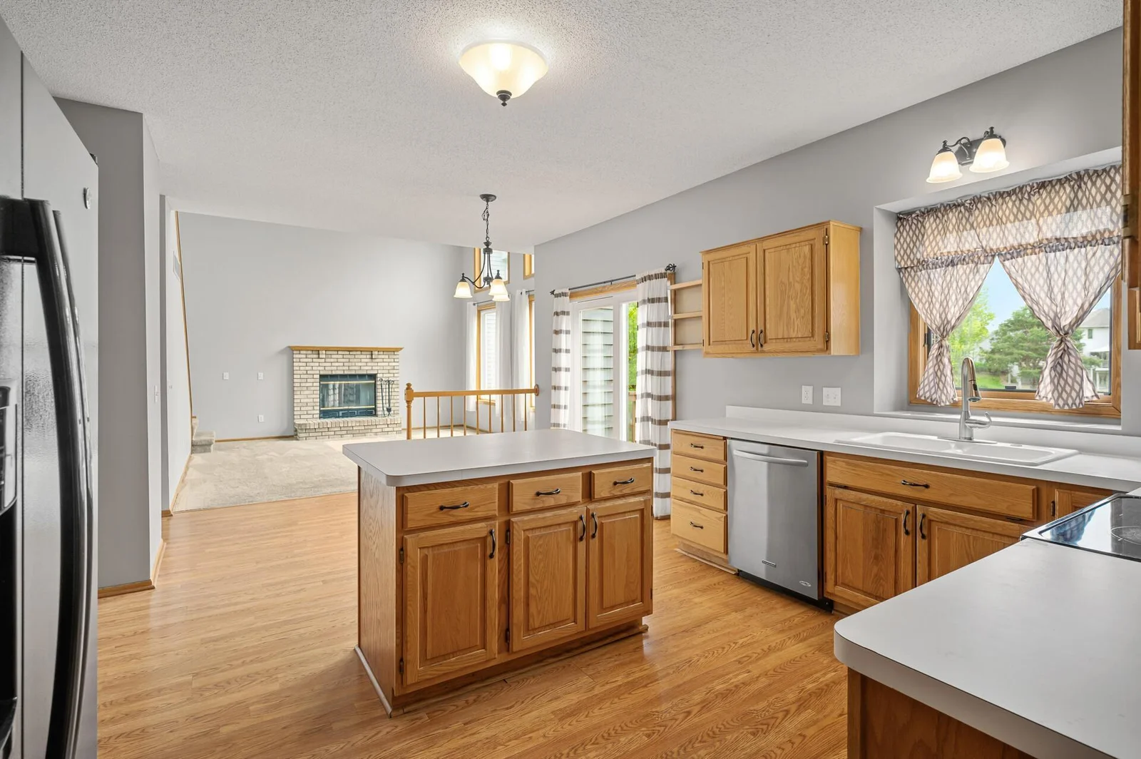 Open concept allows easy flowing conversations to happen here!
