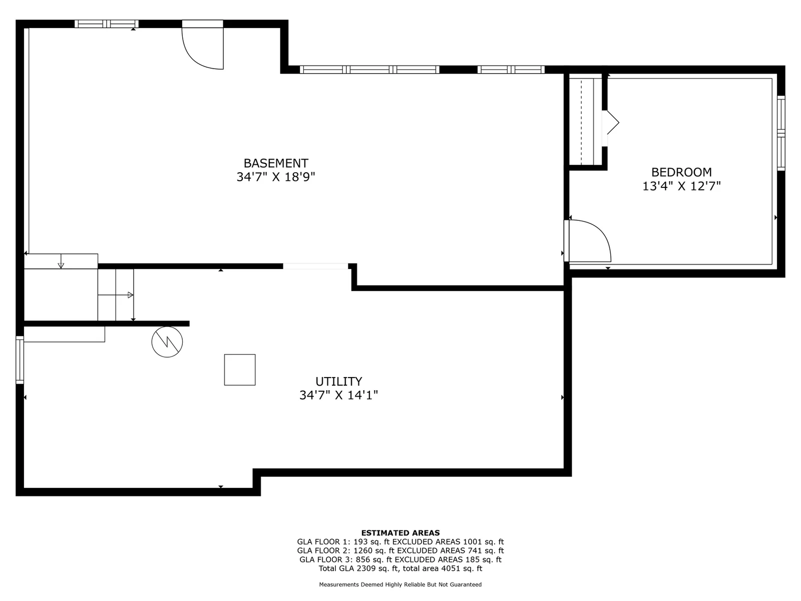 Lower level layout