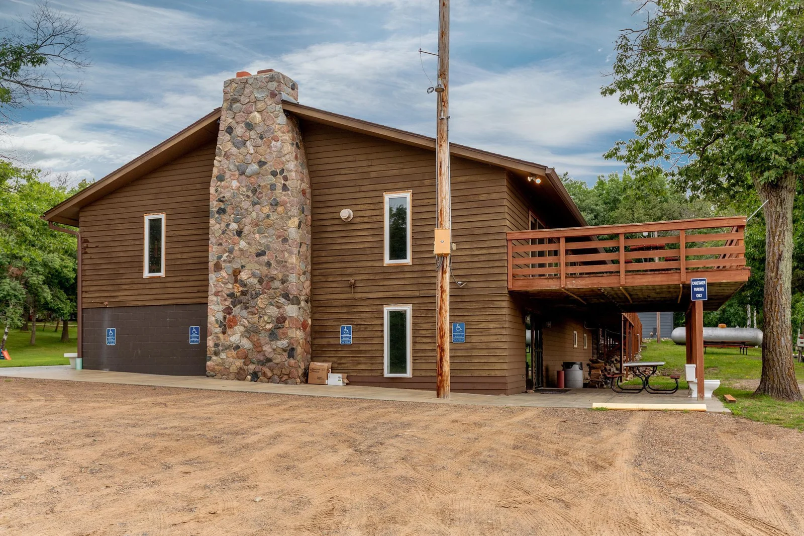 Wilderness Park Clubhouse with showers and restrooms