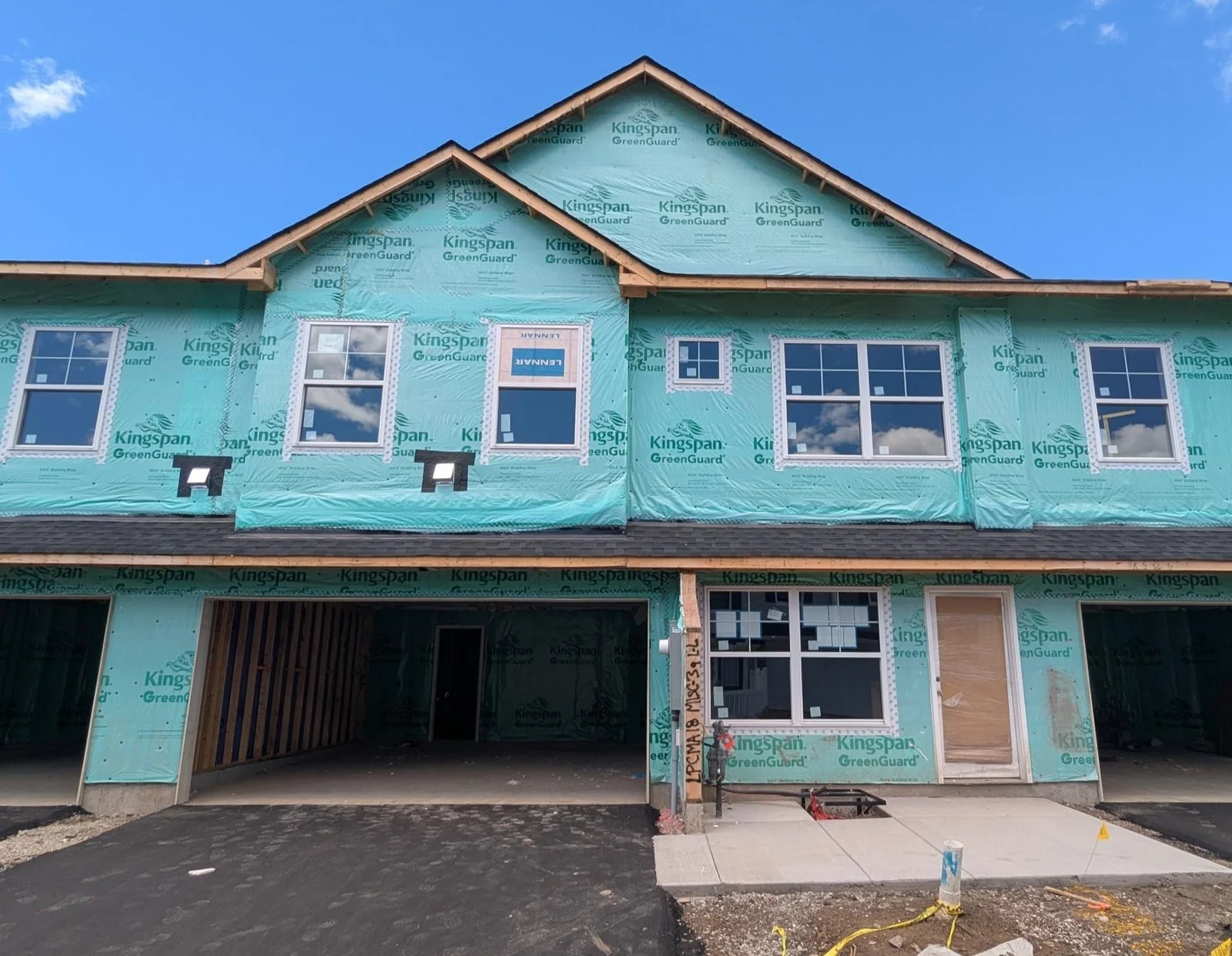 Photo of the actual home as of 7.17! Home is under construction and set to be complete in October.