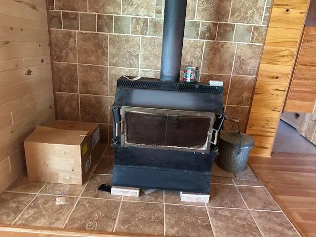 Freestanding wood burning Fireplace