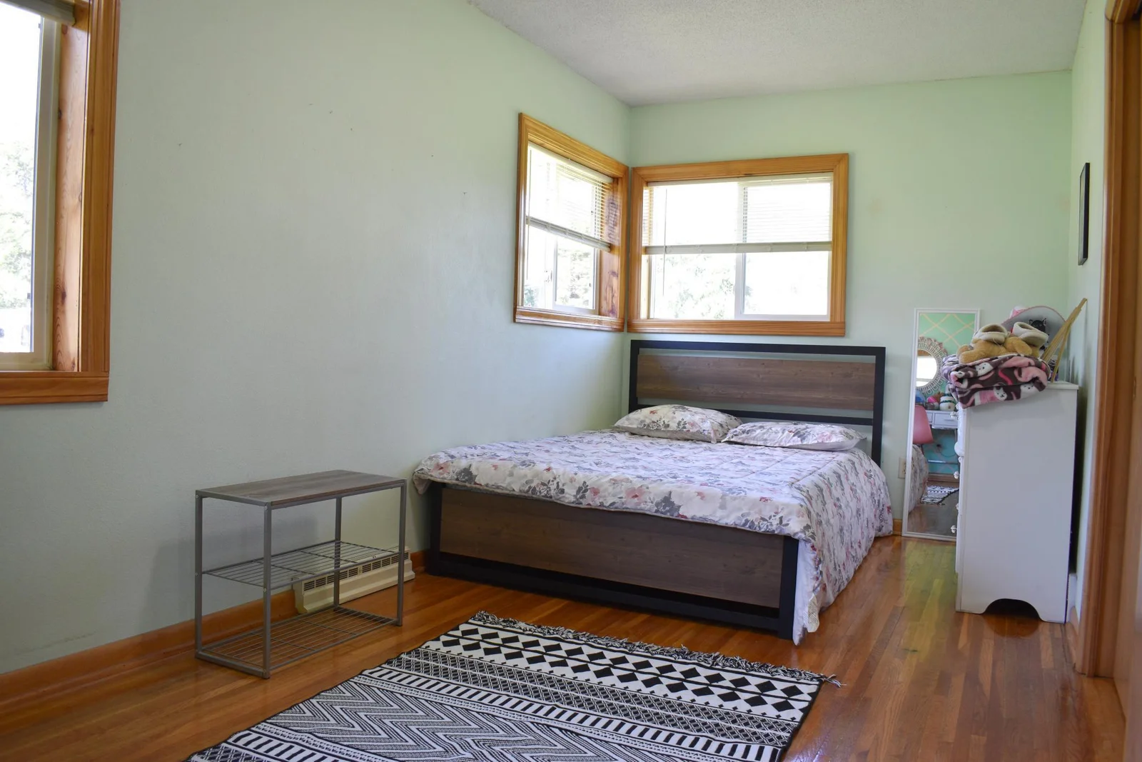 Bedroom 2 with hardwood floors