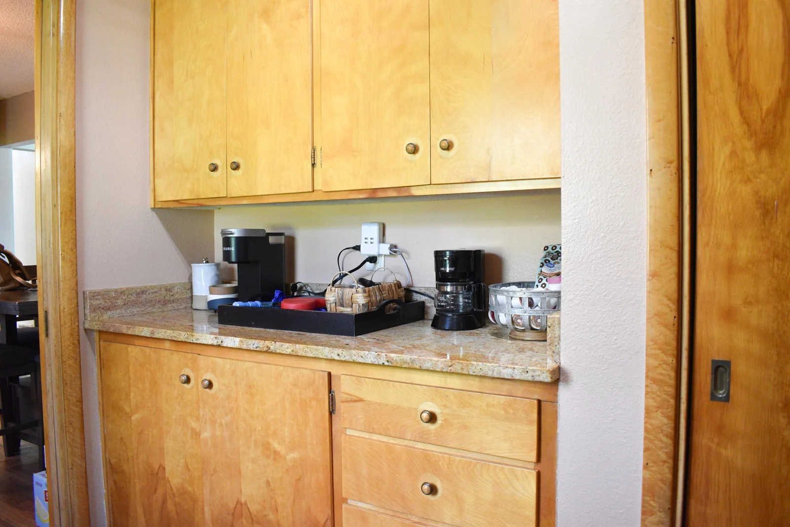 Coffee Bar next to the kitchen