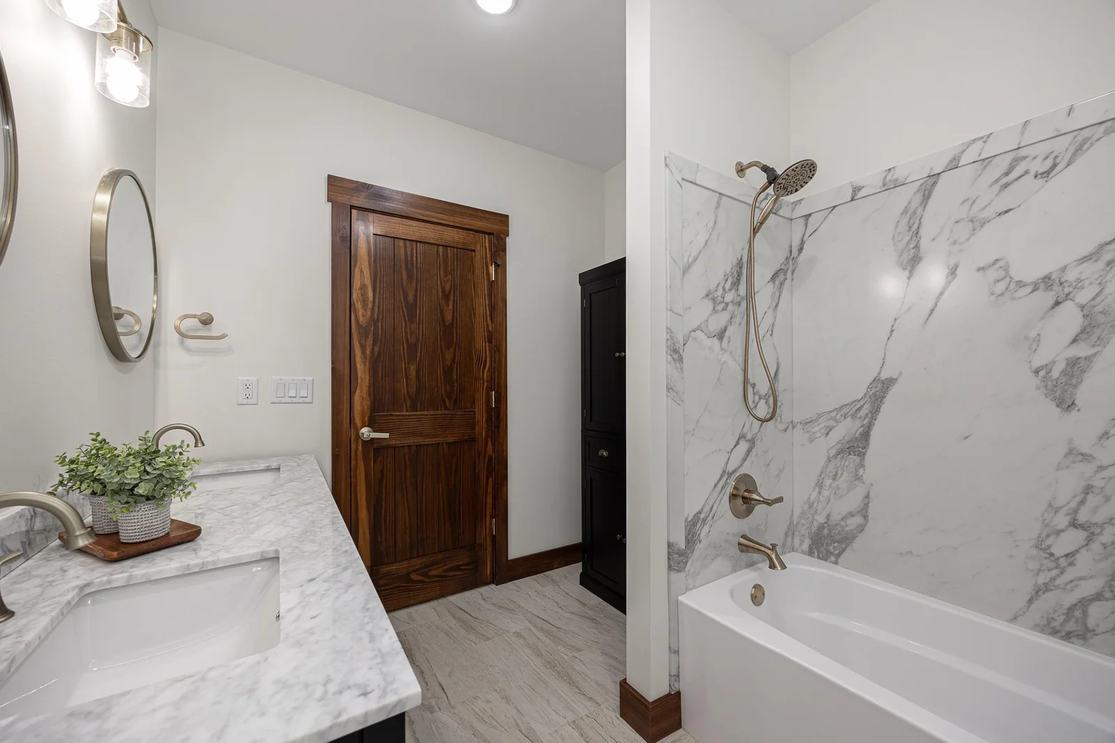 Additional views of lower level bathroom