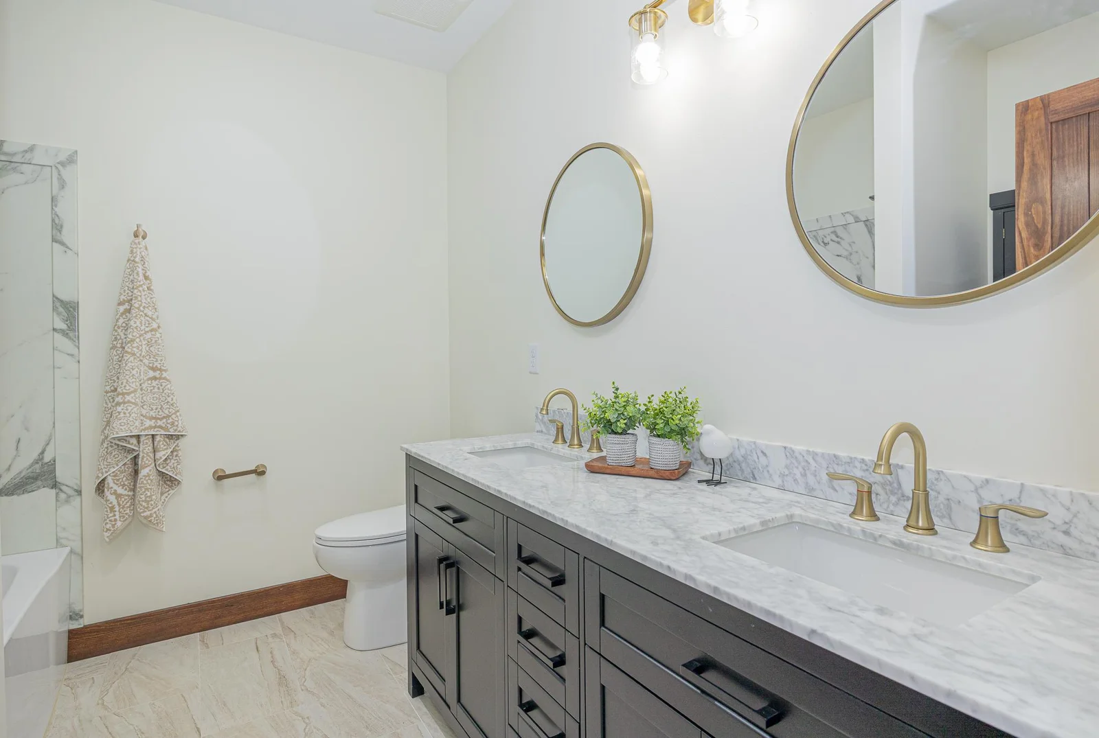 Lower level bathroom
