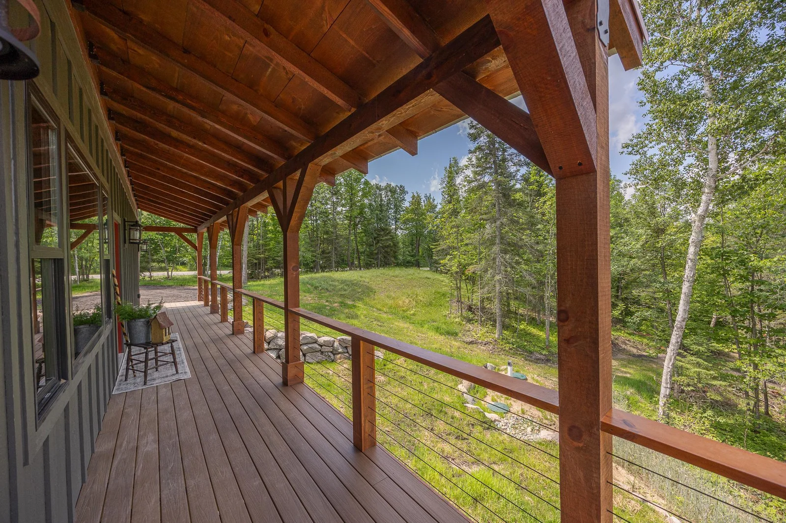 Wrap around porch