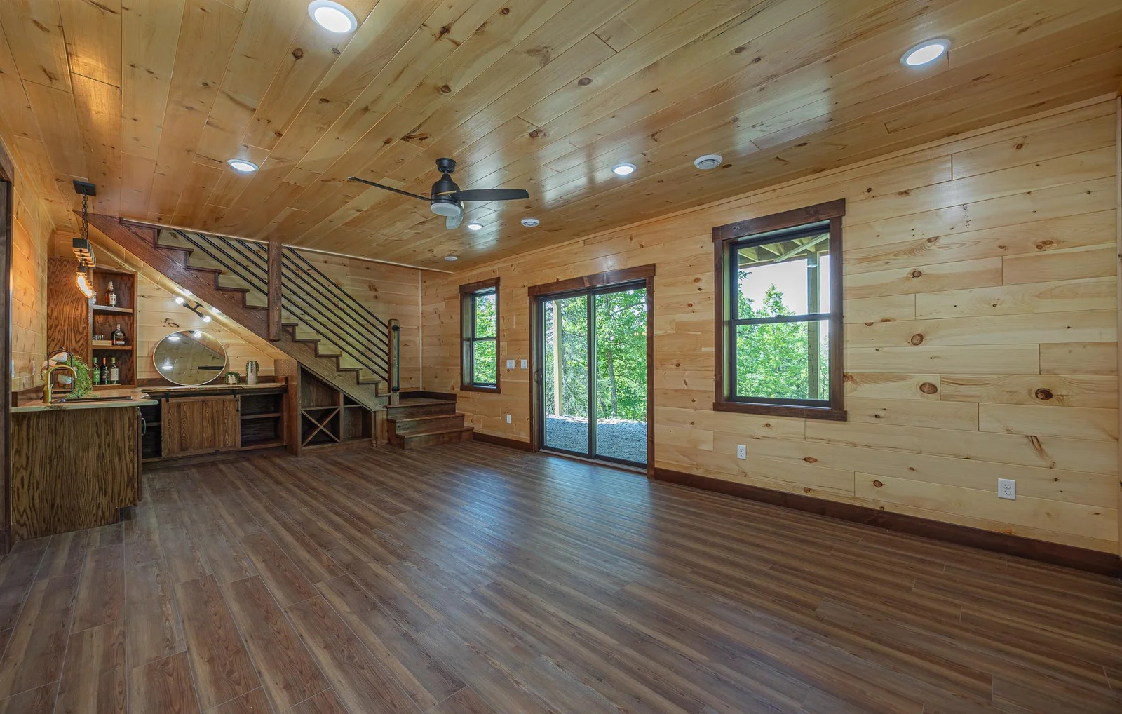 Lower level family room