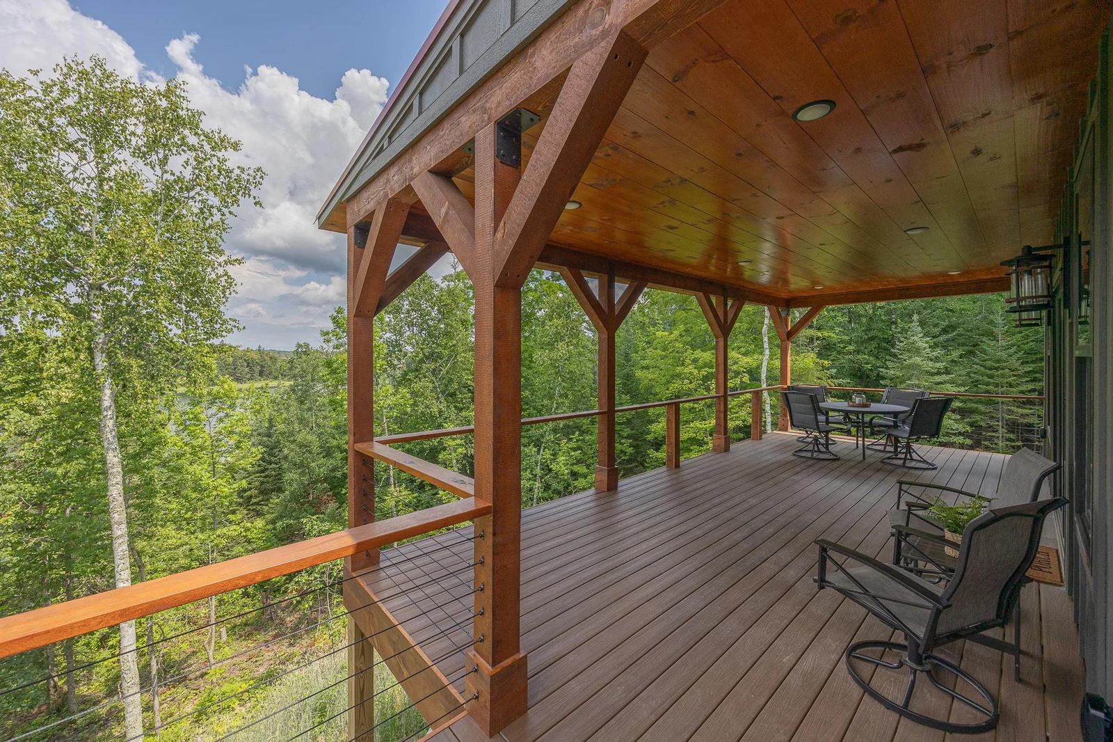 HUGE deck with views of Lost Lake