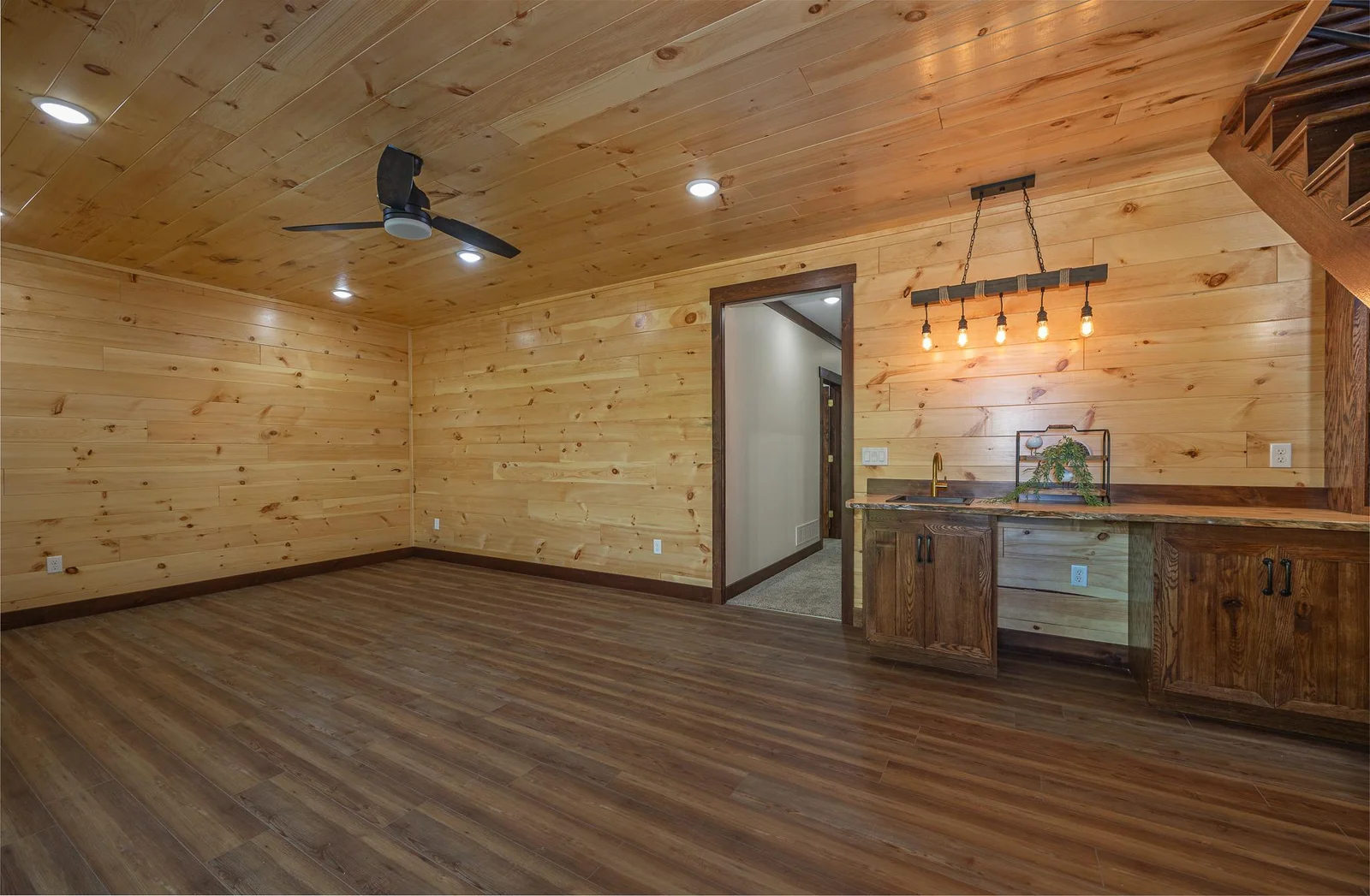 Lower level family room
