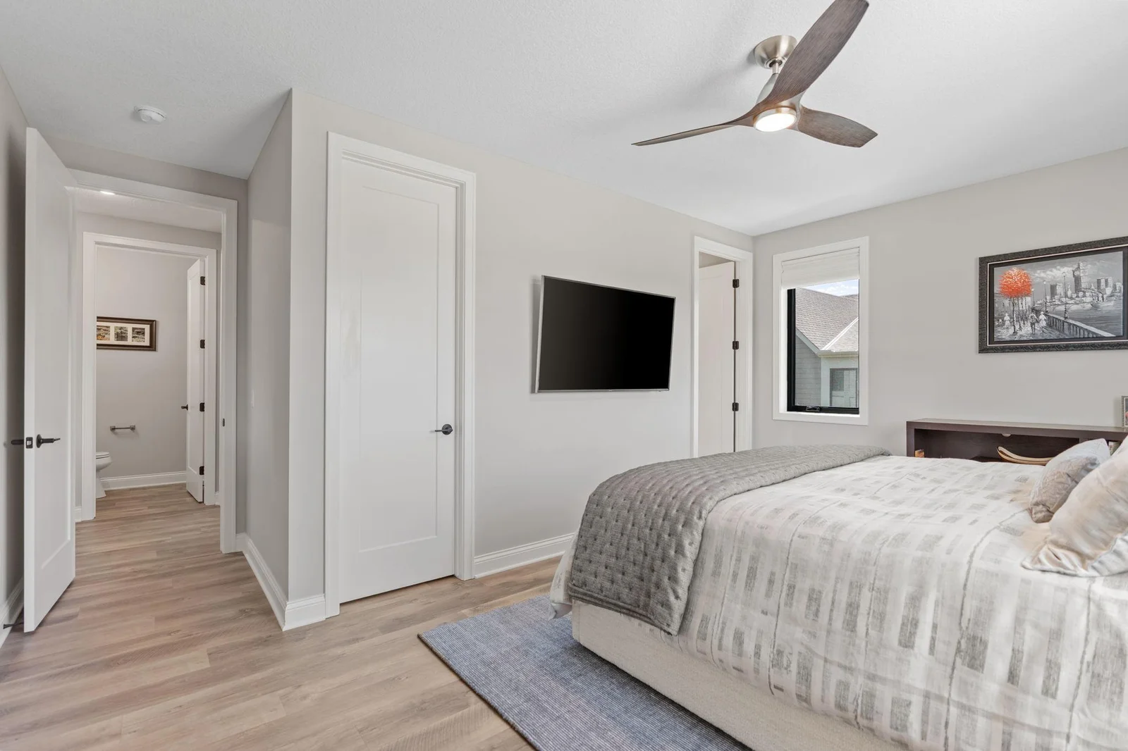 Bedroom 2 features walk-in closet and private 3/4 bathroom