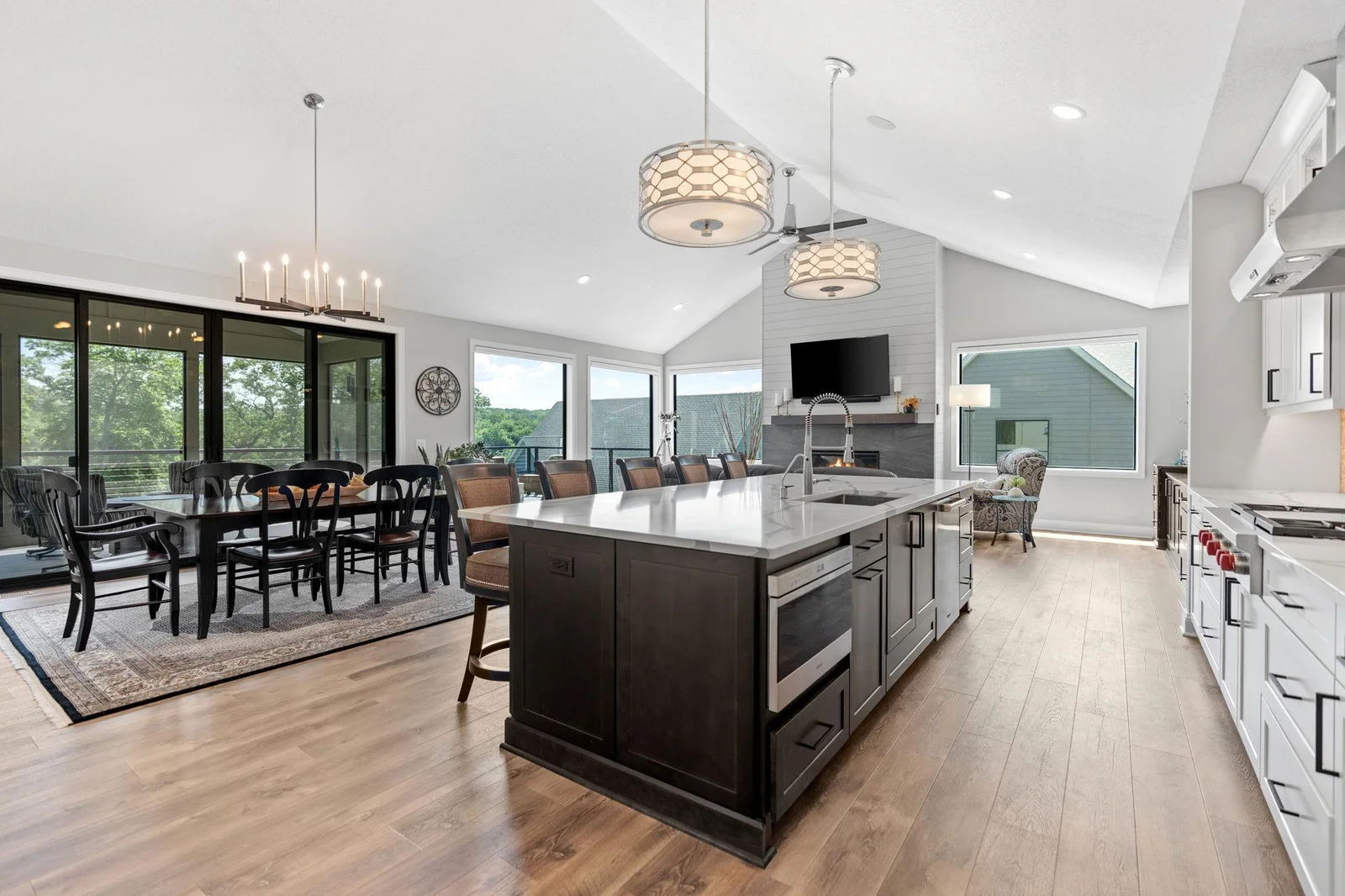Open to the Great Room and Dining Room