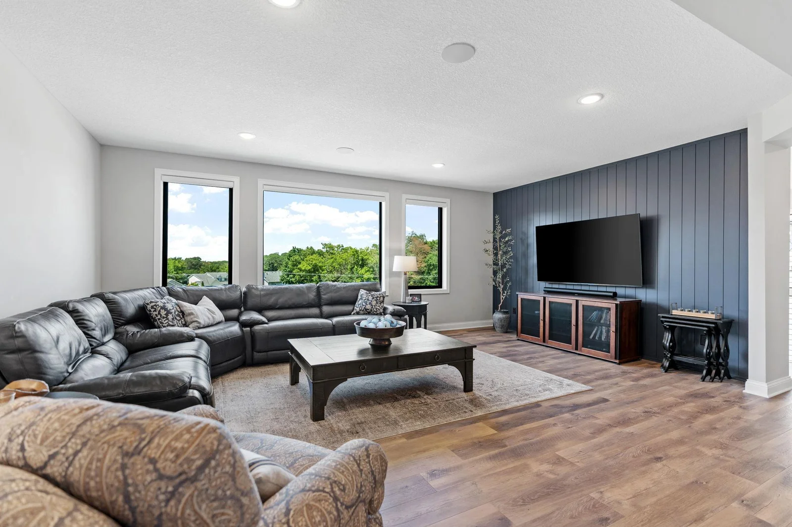 Family Room is generously sized, great for relaxing and play
